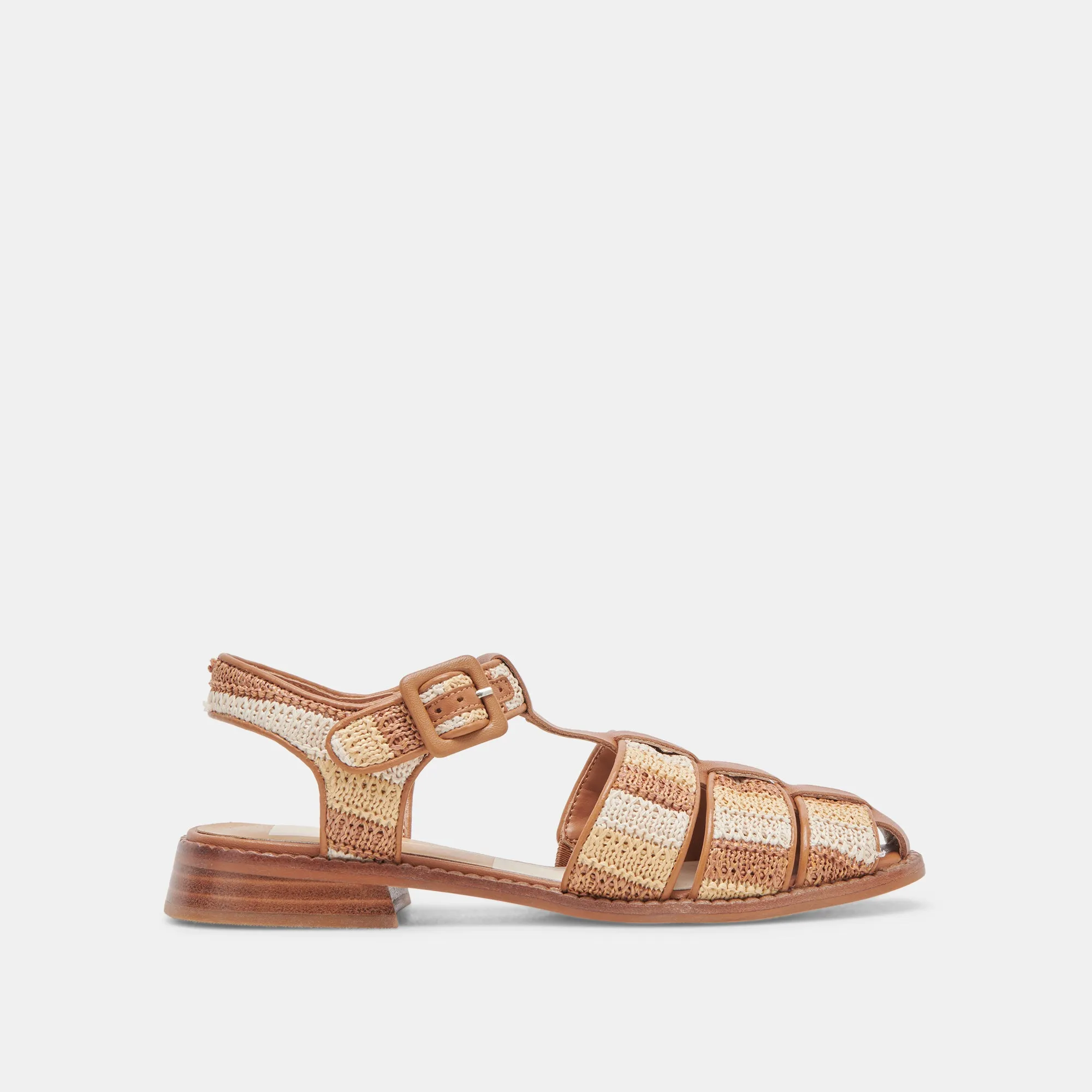 HOLIS SANDALS TAN MULTI RAFFIA Market Show Ocean Step