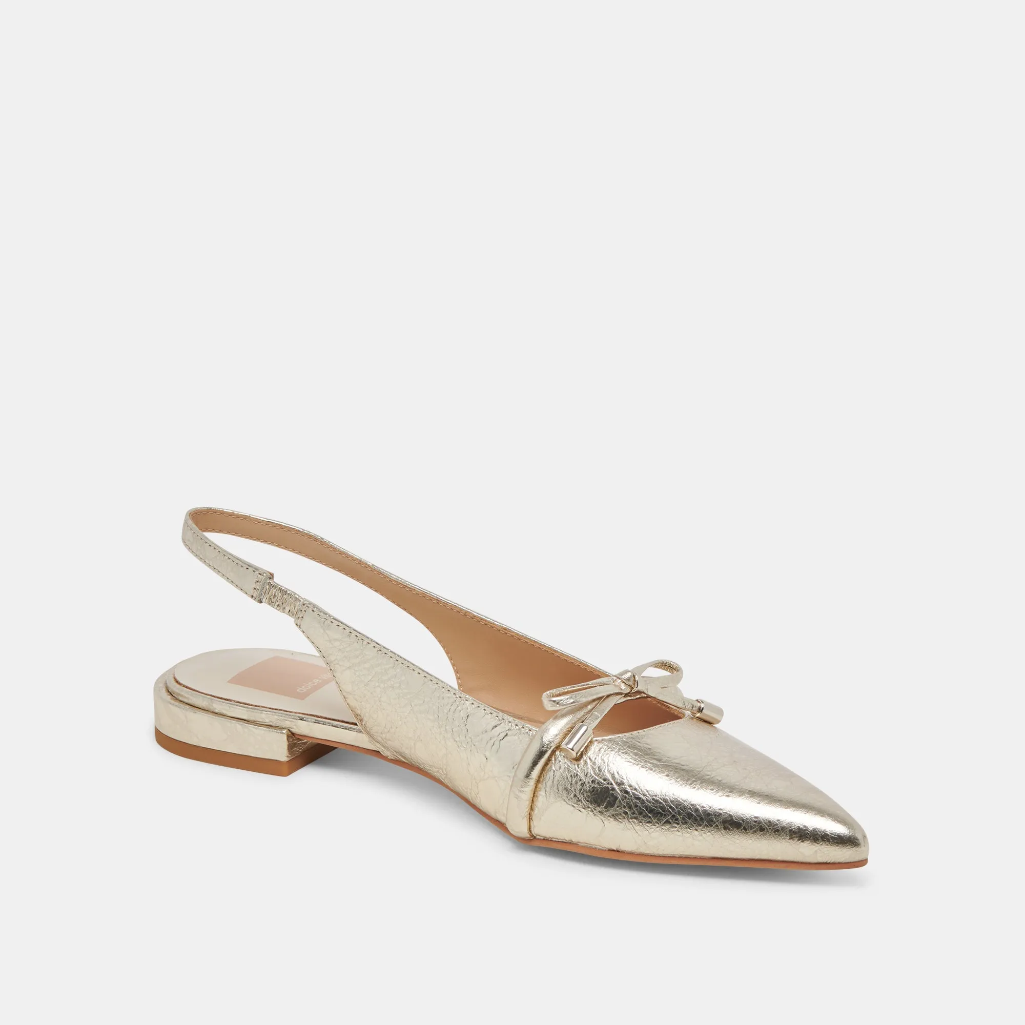 PAYGE FLATS PLATINUM DISTRESSED LEATHER Port Mood