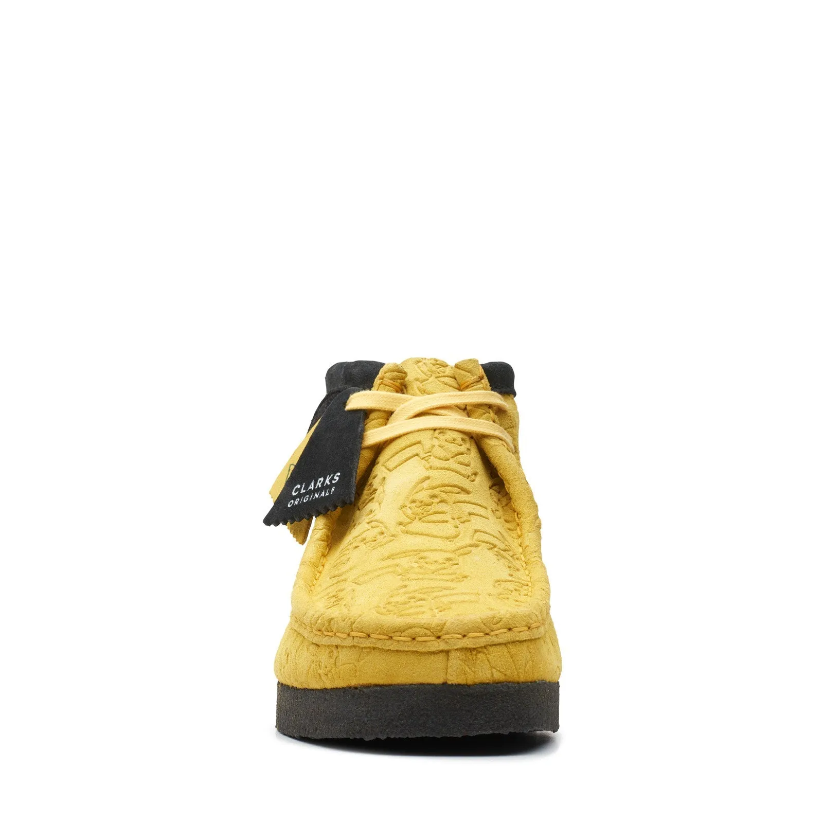 Urban Footwear Clarks Wallabee Boot Pokemon 26168638 Mens Yellow Suede Chukkas Boots