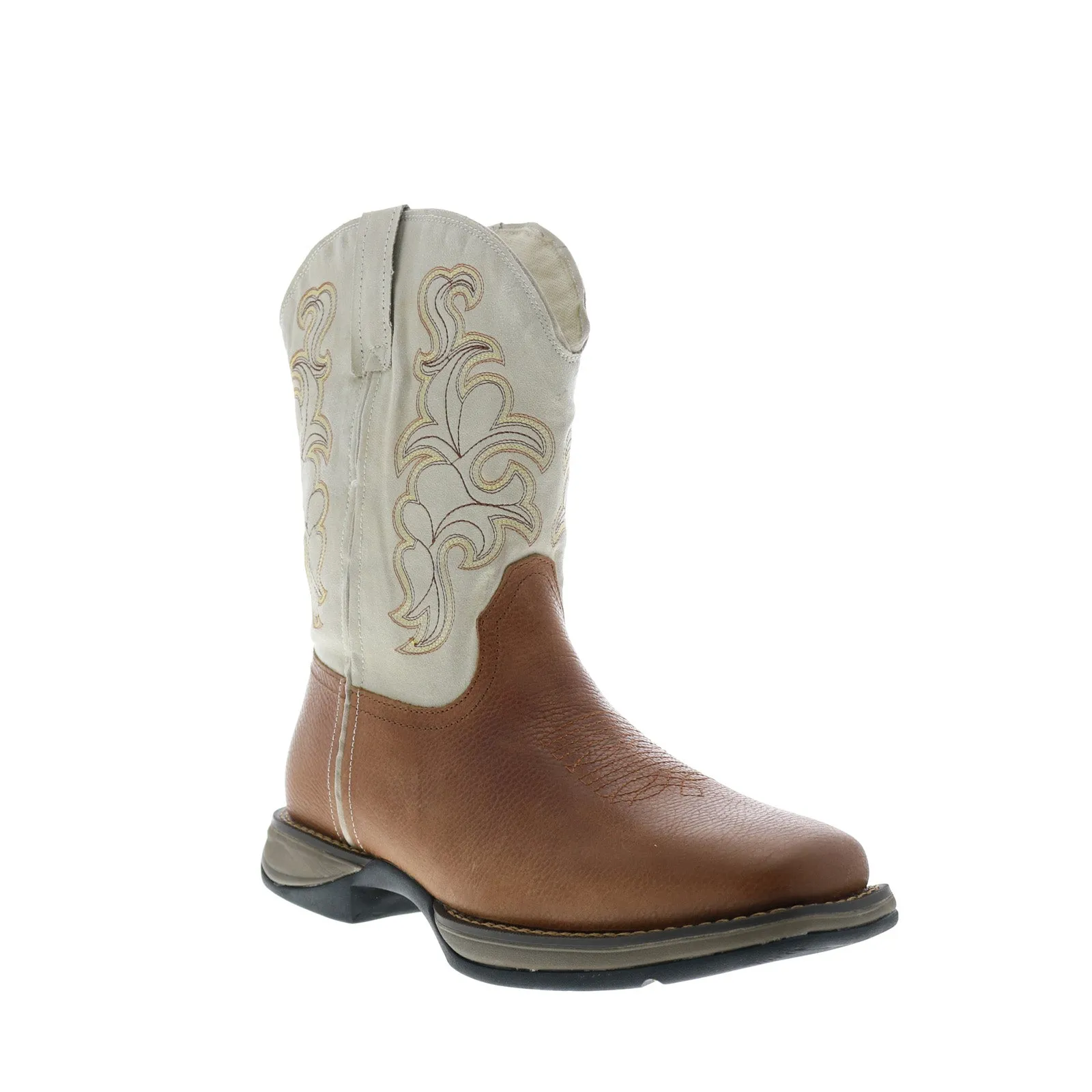 Roper Wilder 09-020-1680-3100 TA Mens Brown Leather Cowboy Western Boots Ready Use