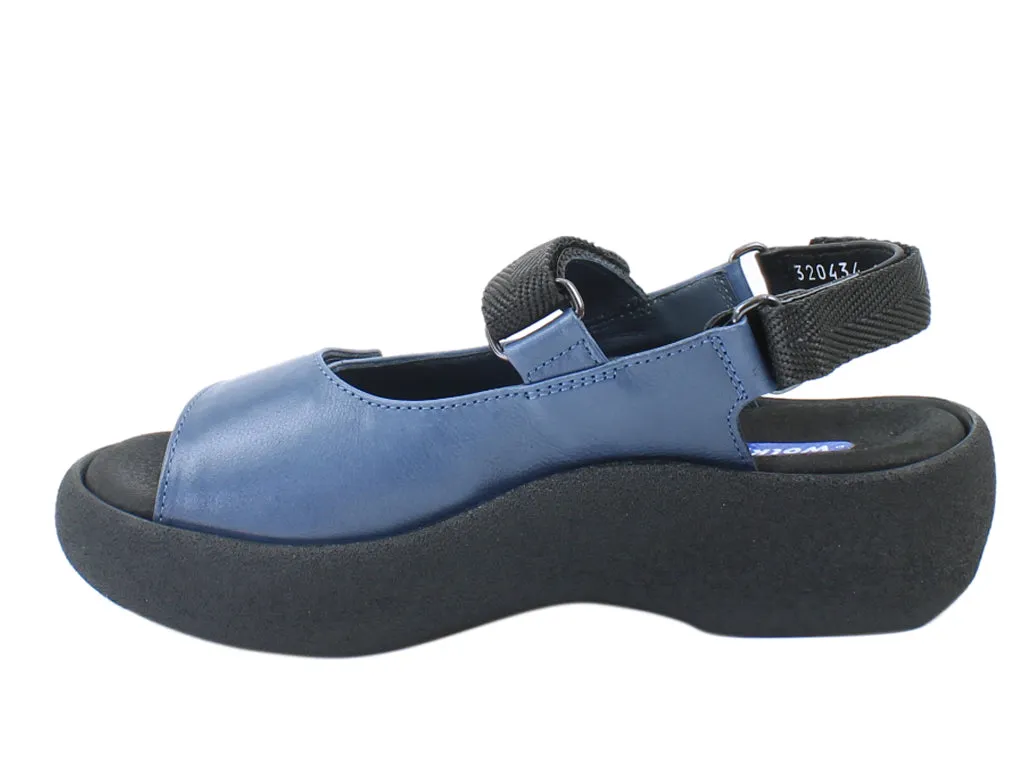 Open Steps Durable Travel Footwear Wolky Sandals Jewel Jeans
