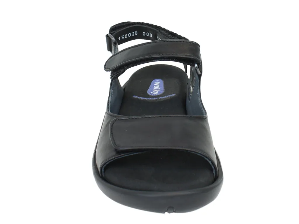 Summer essentials Comfortable Sole Wolky Sandals Salvia Black