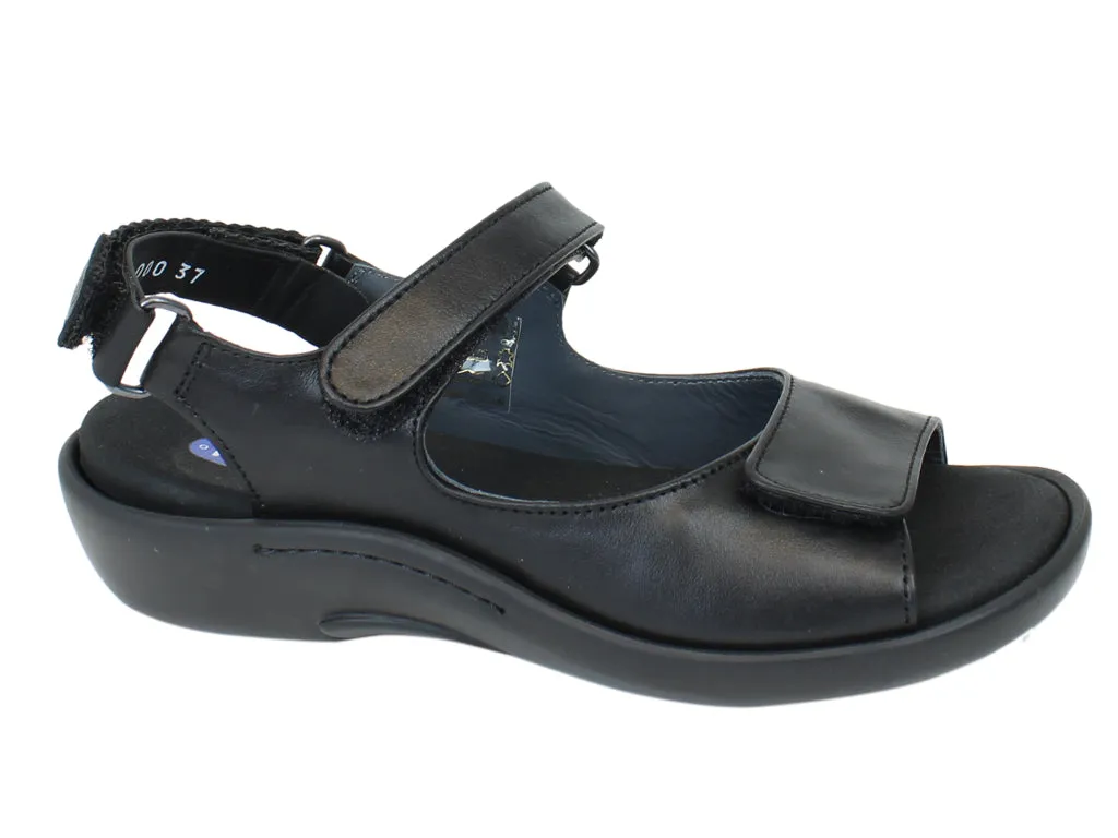 Modern Comfort Slim Shape Wolky Sandals Salvia Black