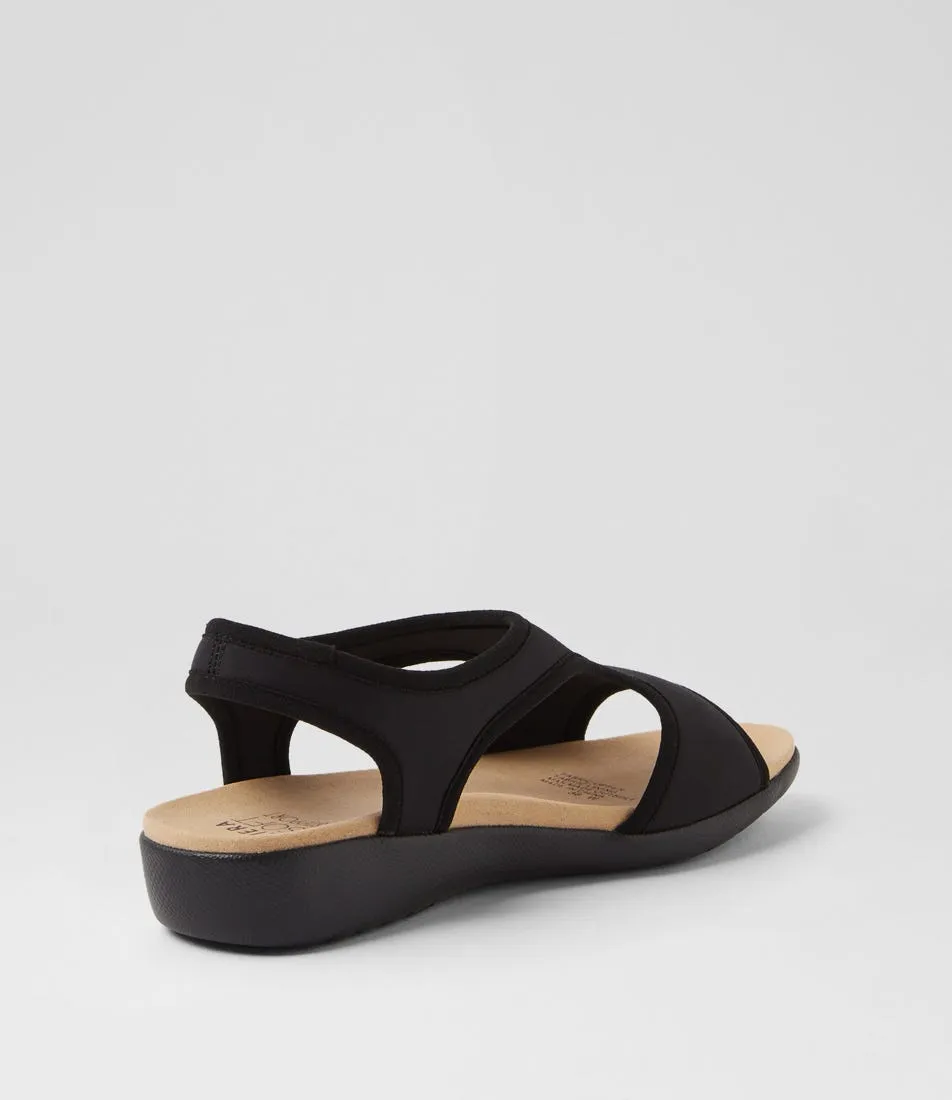 ZIERA ULLAHS BLACK Practical Shoes Comfortable Travel Shoes