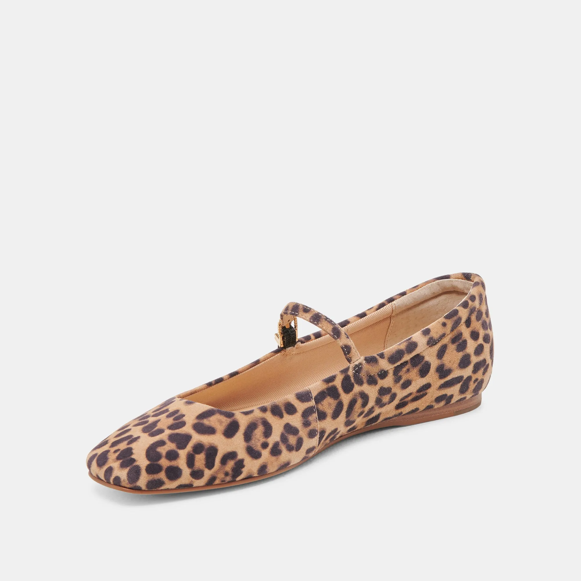 Lagoon Glow REYES BALLET FLATS DK LEOPARD SUEDE