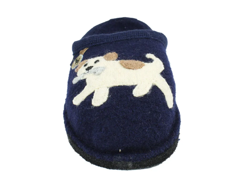 Haflinger Slippers Flair Fido Navy Active