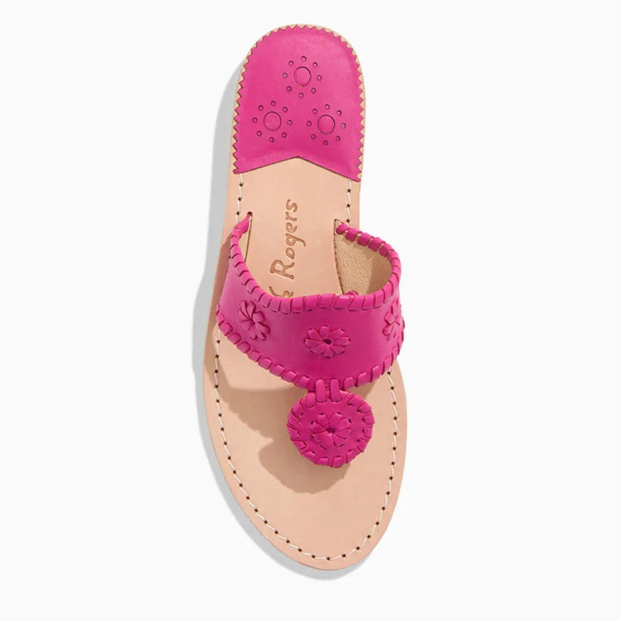Jacks Leather Flat Sandal Park Day Urban Style