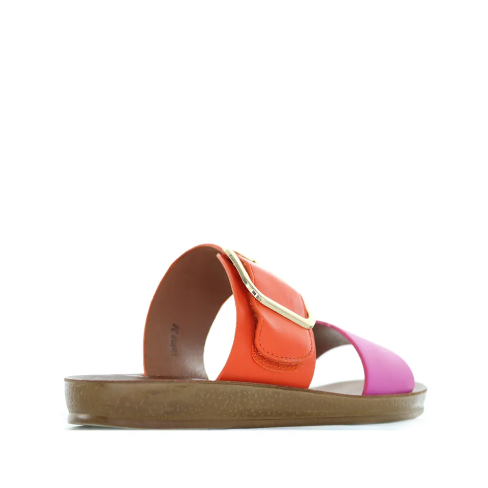 Step Ease Foot Comfort Step VS TREADS VELMA EMERALD FUCHSIA ORANGE