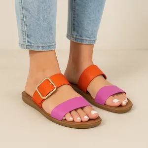 VS TREADS VELMA EMERALD FUCHSIA ORANGE Simple Access
