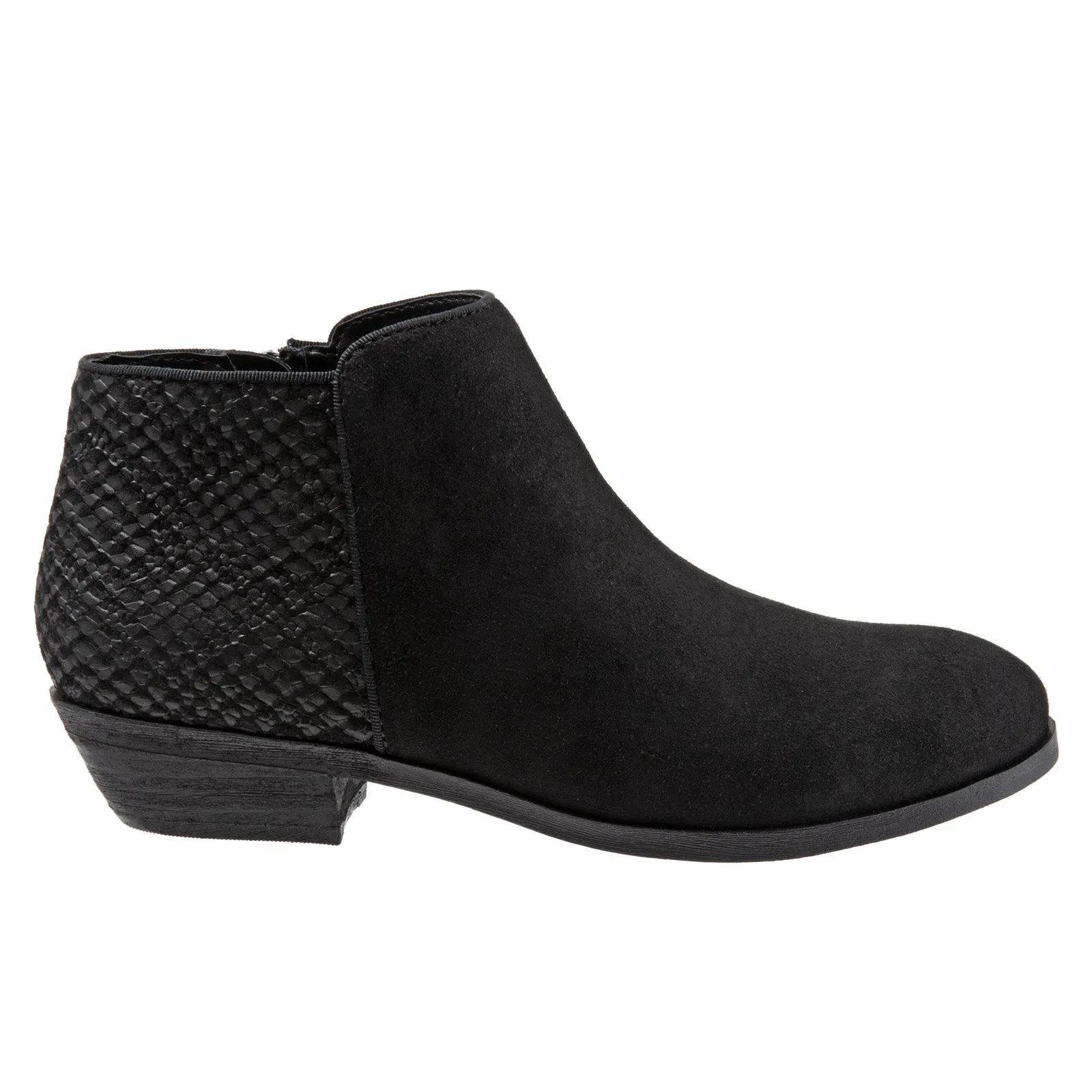 Softwalk Rocklin S1457-030 Womens Black Extra Wide Ankle & Booties Boots City Life Warm Insulation
