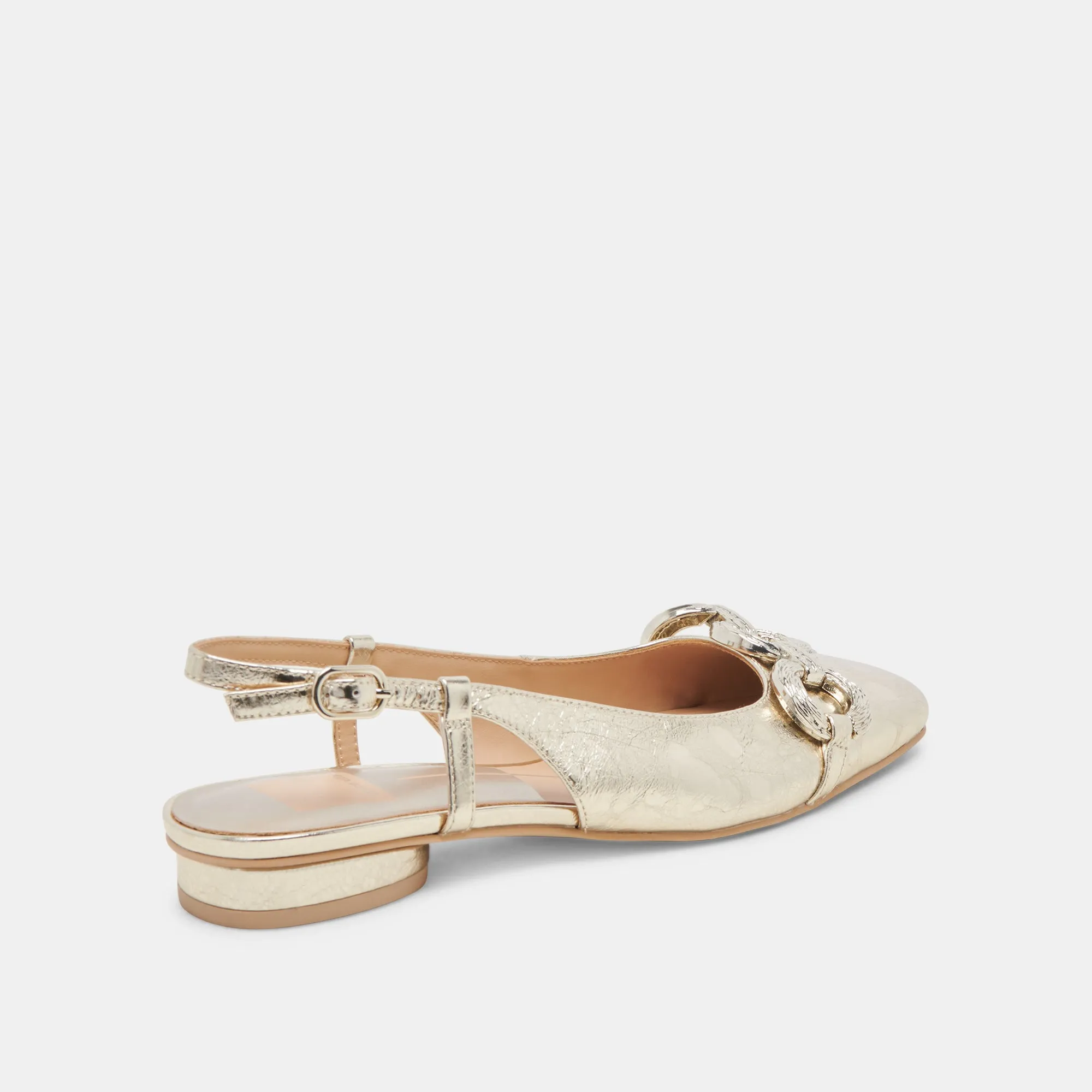 RAMANO FLATS PLATINUM DISTRESSED LEATHER Comfort Move Design