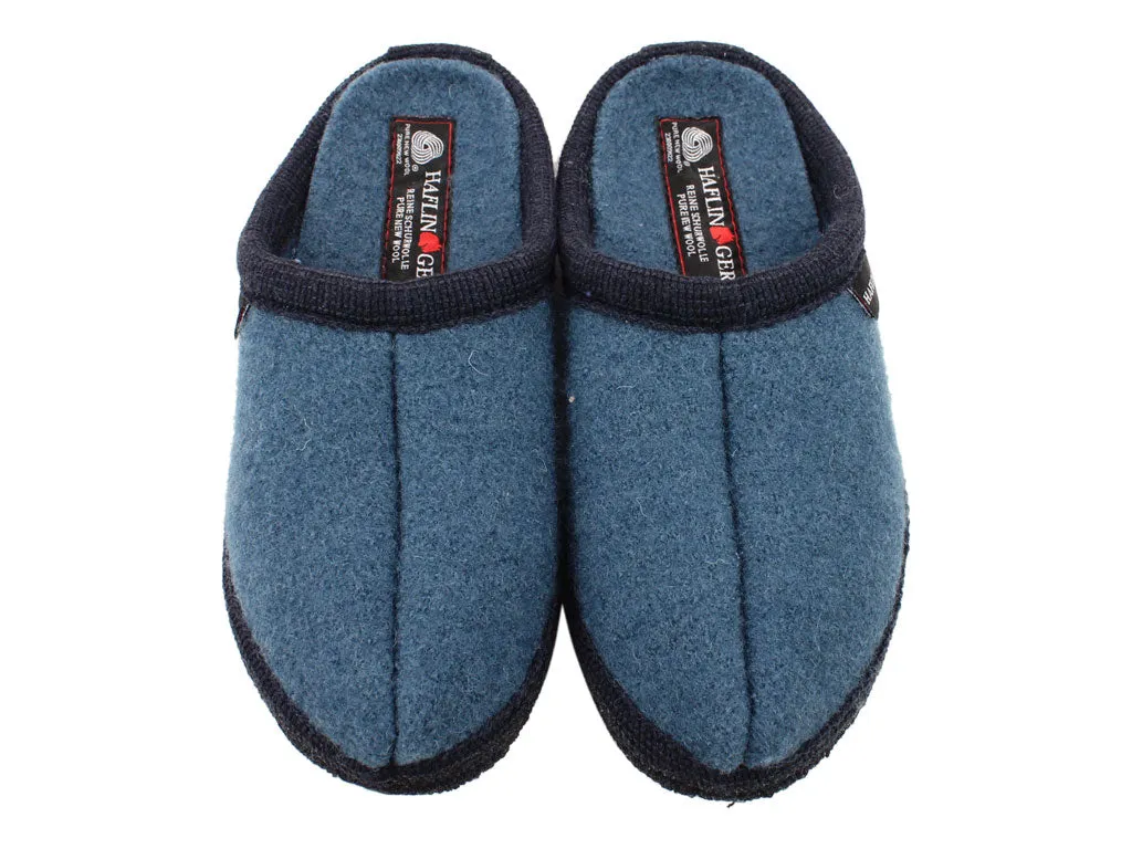 Dive Gear Haflinger Slippers Alaska Taubenblau