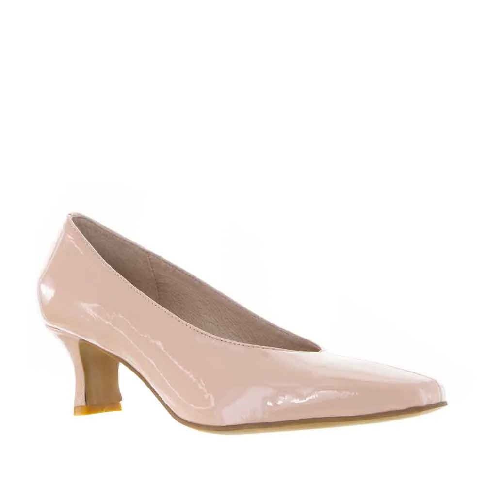 Clear Heels Open Toe Evening Pumps DJANGO & JULIETTE CHESE PALE PINK