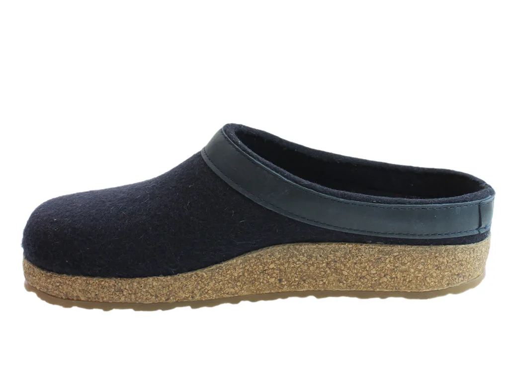 Haflinger Clogs Grizzly Torben Dark Navy Street Run