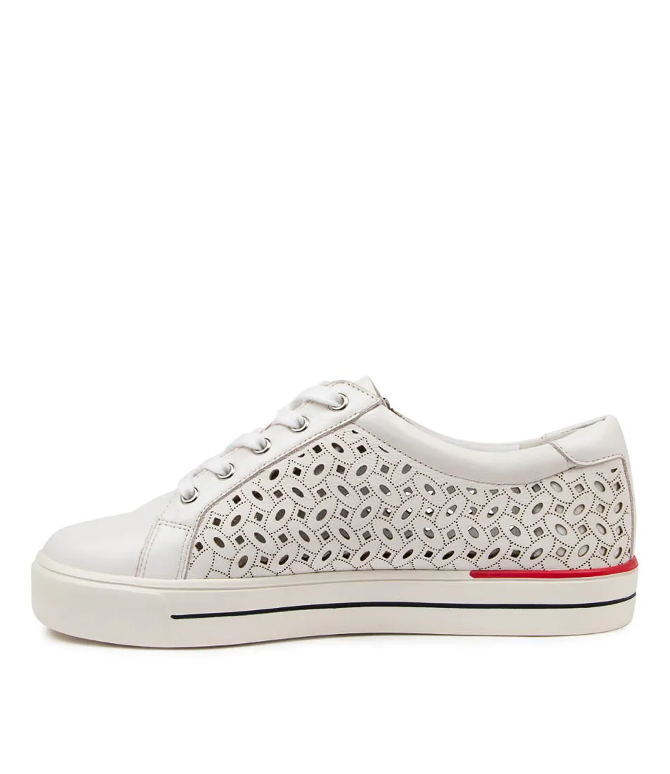 ZIERA AYLEEN WHITE Heel Safe