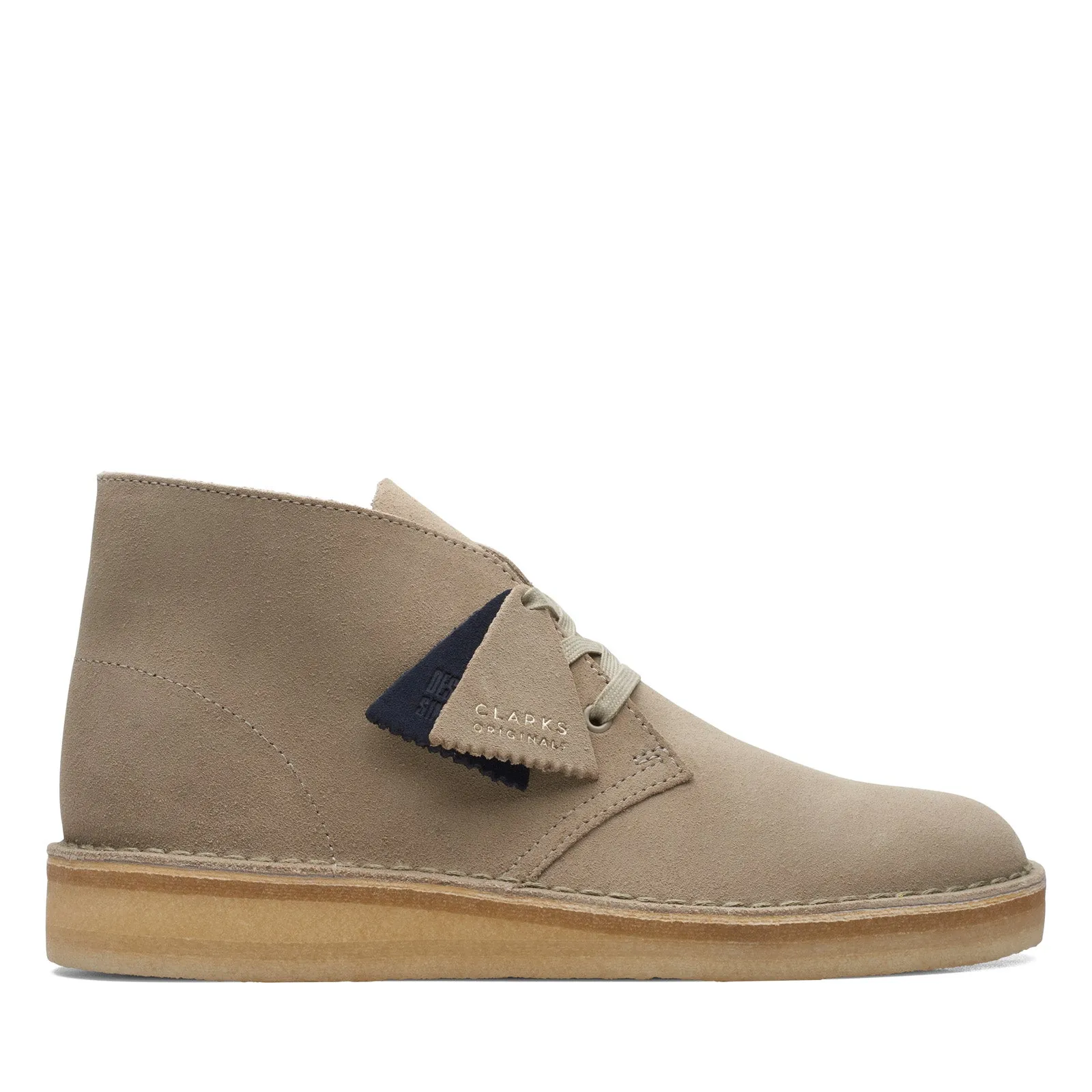Clarks Desert Coal 26169998 Mens Brown Suede Lace Up Chukkas Boots Smooth Soles