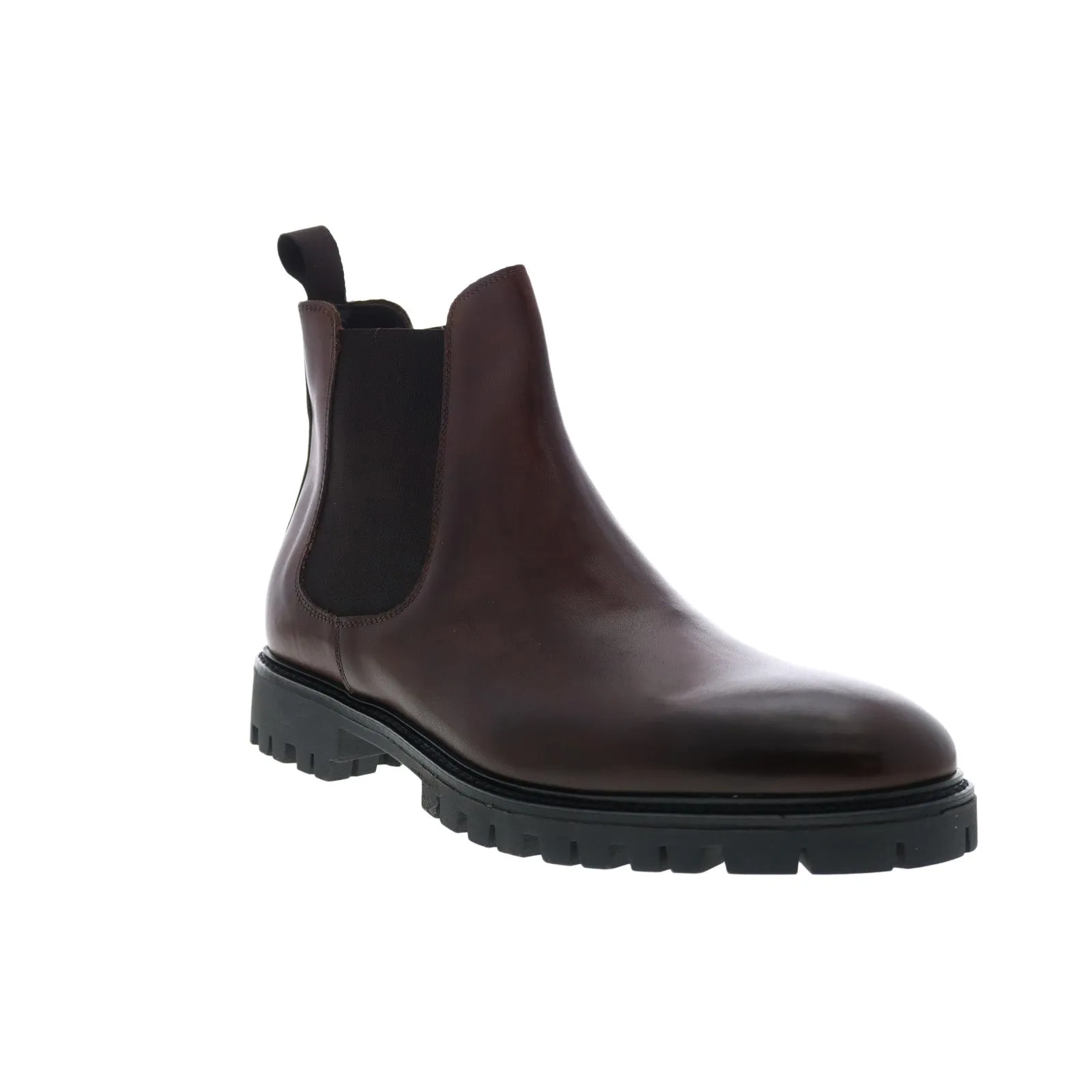 Chic Style Bruno Magli Ramiro MB3RAME0 Mens Brown Leather Slip On Chelsea Boots