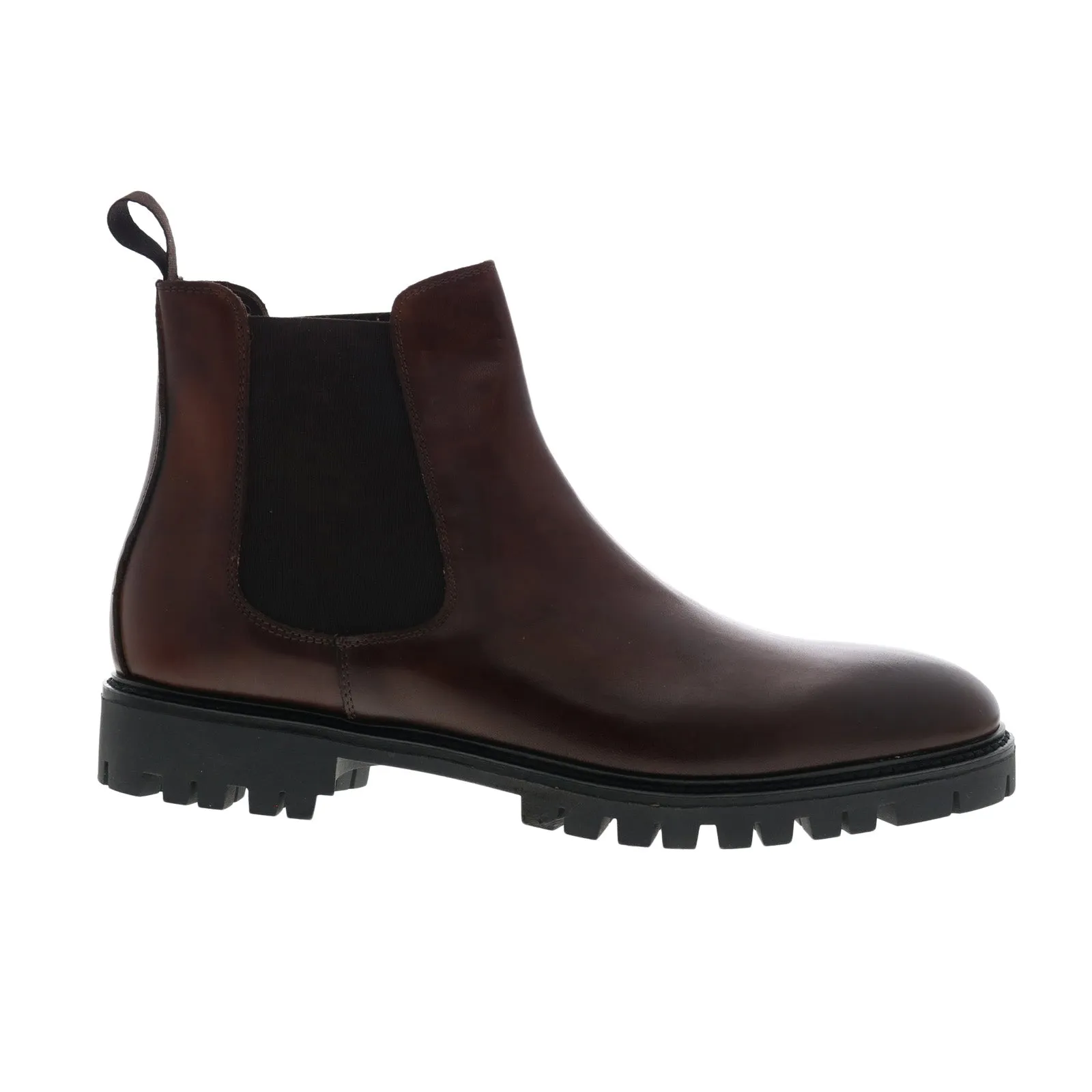 Cozy Footwear Bruno Magli Ramiro MB3RAME0 Mens Brown Leather Slip On Chelsea Boots