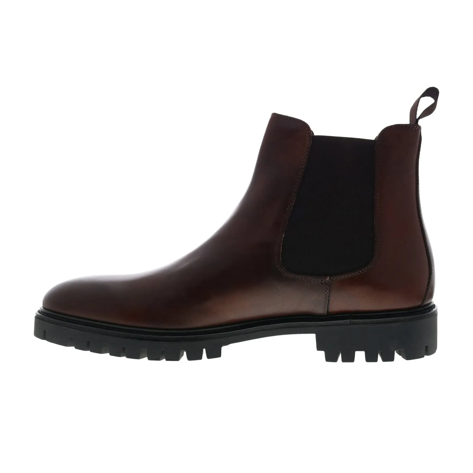 Breathable Uppers Climber Bruno Magli Ramiro MB3RAME0 Mens Brown Leather Slip On Chelsea Boots