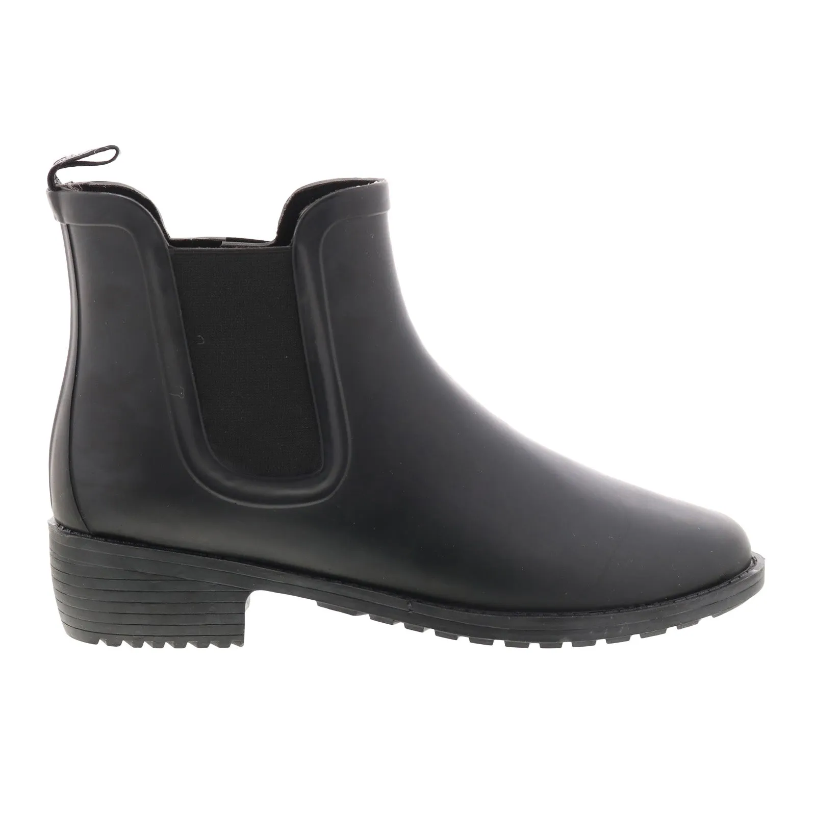 Emu Australia Grayson Rainboot W12402 Womens Black Ankle & Booties Boots Everyday Wear