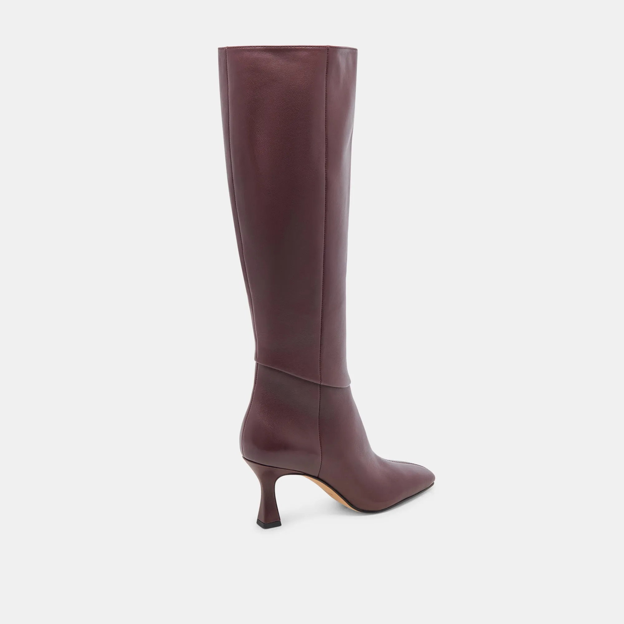 GYRA BOOTS WINE LEATHER Comfortable Straps