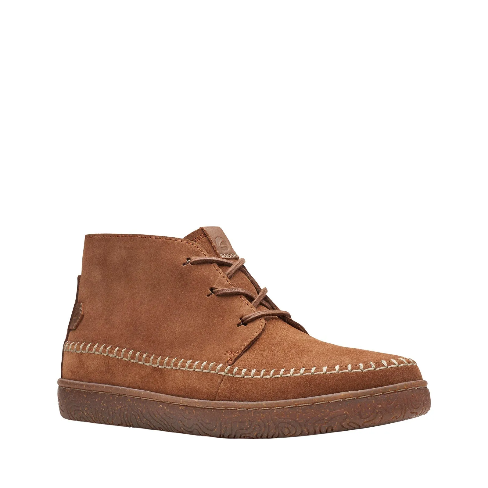 Clarks Hodson Mid 26167770 Mens Brown Suede Lace Up Chukkas Boots fashionable footwear