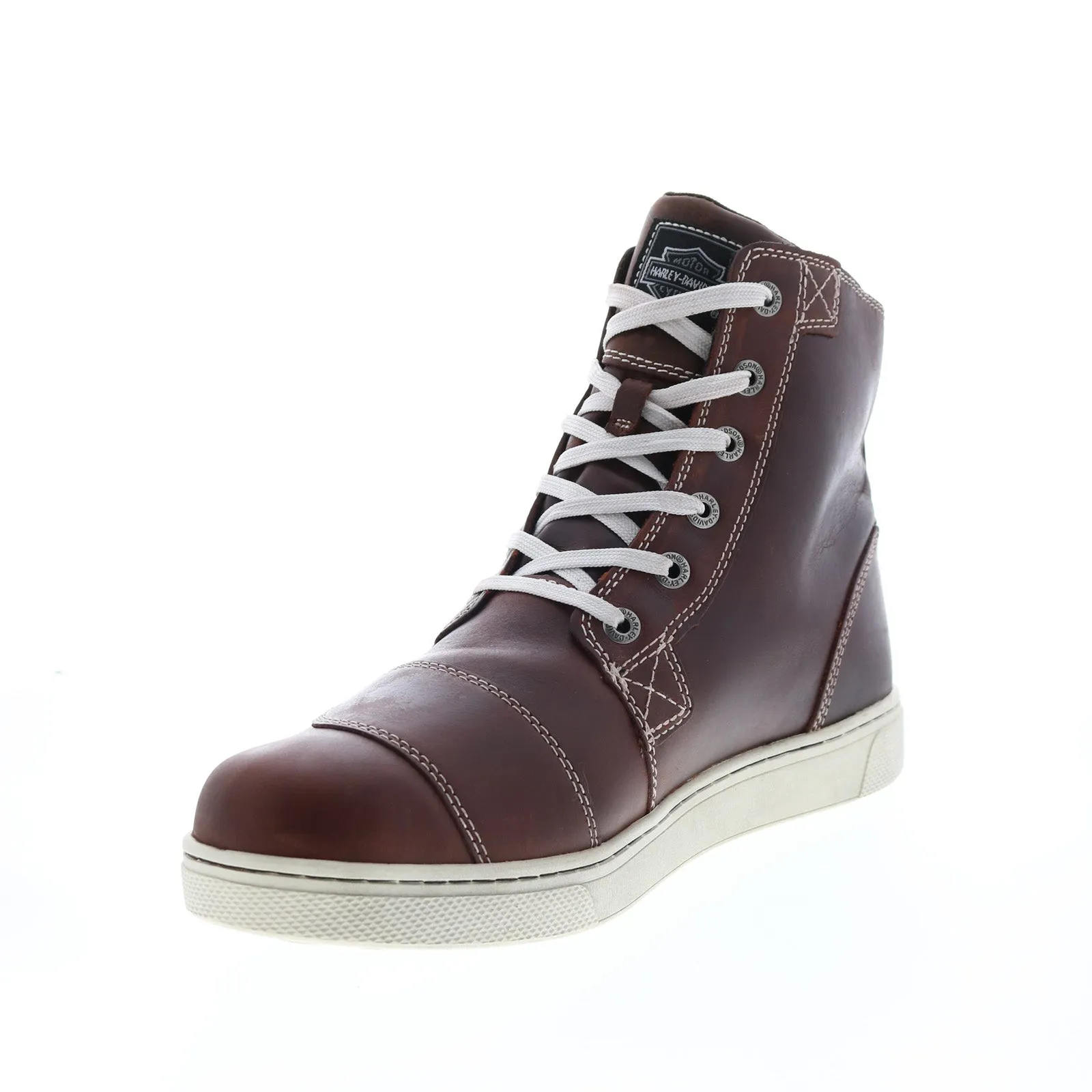 All Purpose Harley-Davidson RR-Steinman 7" Lace Up WP Mens Brown Motorcycle Boots