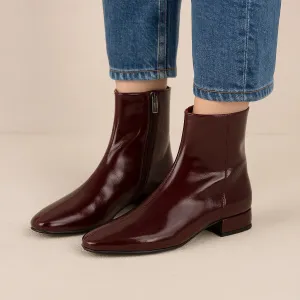 LE SANSA SASHA MERLOT PATENT Low Maintenance Businessman
