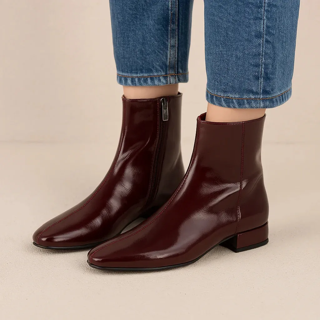 LE SANSA SASHA MERLOT PATENT Low Maintenance Businessman