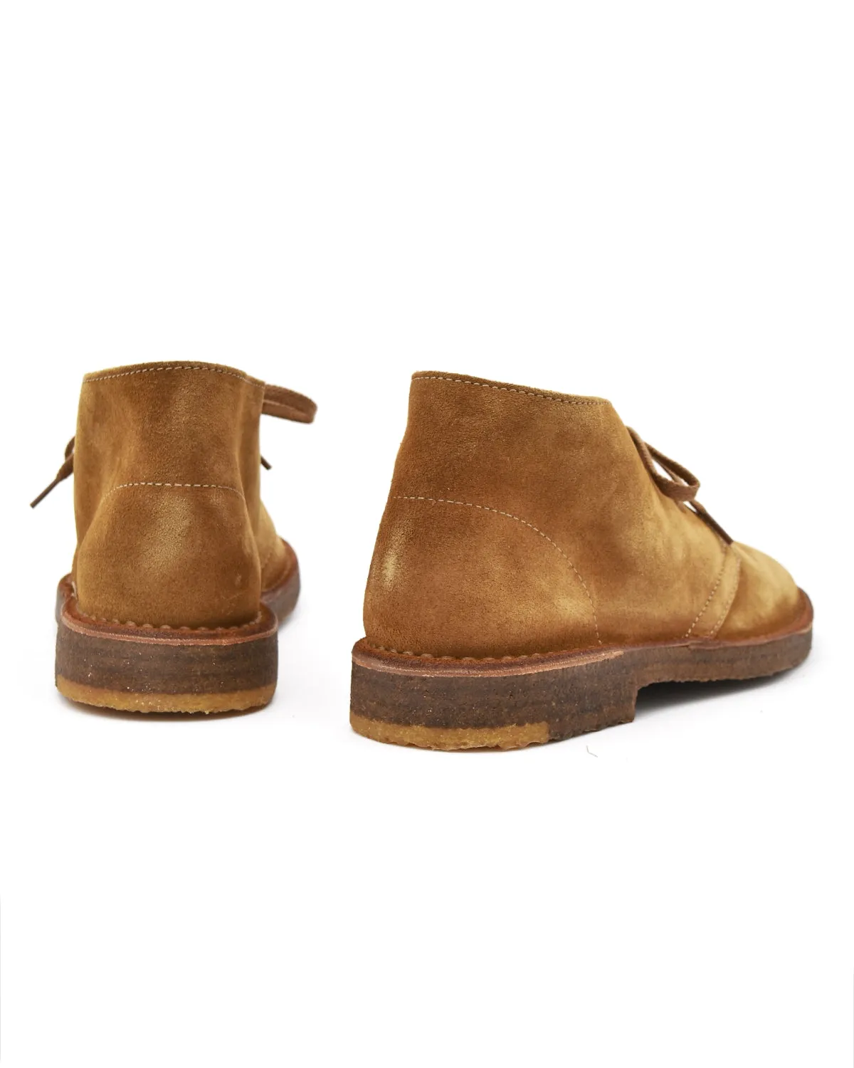 Astorflex Montflex Unlined Desert Boot in Whiskey Suede Firm Lock spring fresh