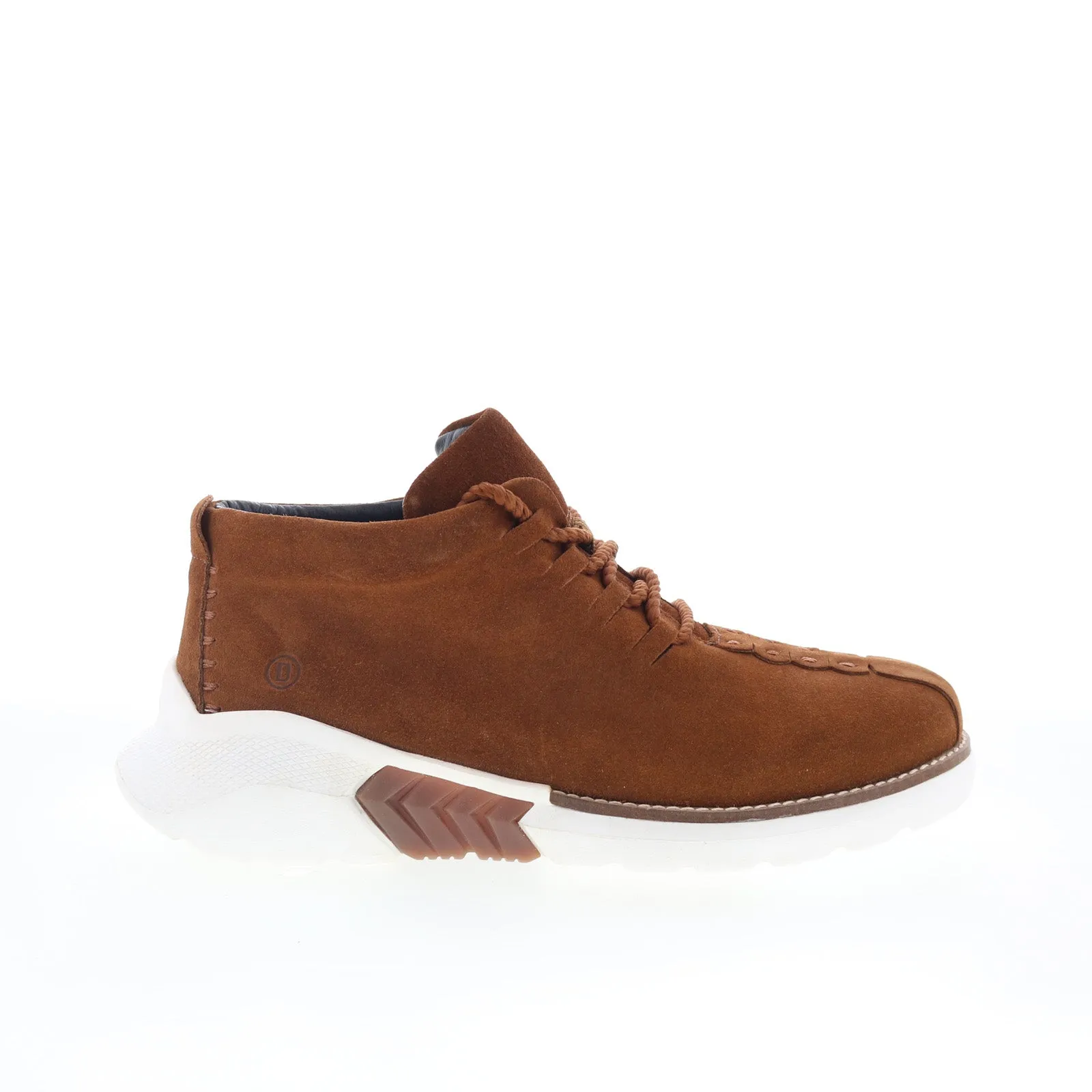 Dingo Ankle Half Pipe DI-306 Mens Brown Suede Lace Up Ankle Boots Stylish Look