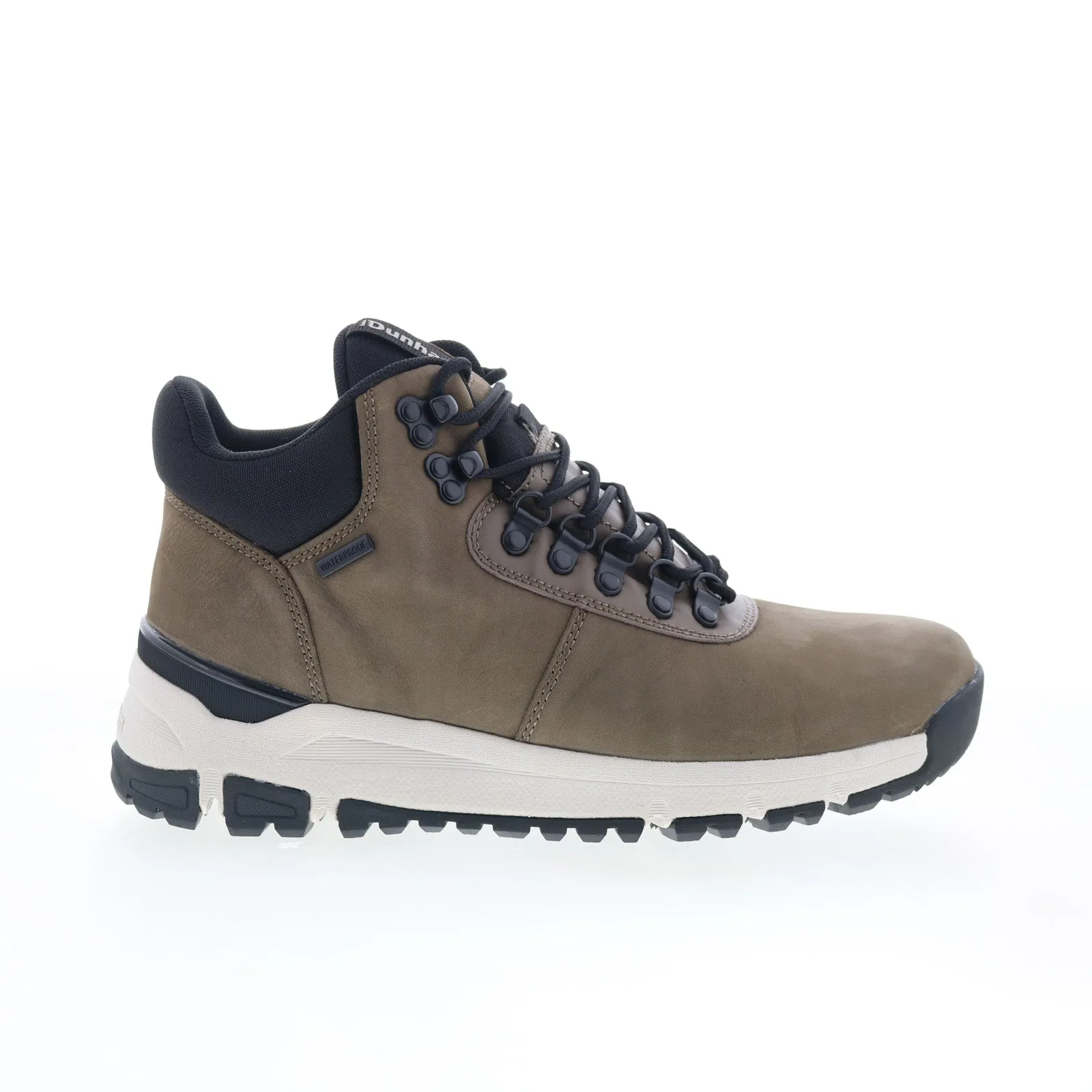 Dunham Alpine Waterproof Lace Up Mid Mens Green Casual Dress Boots Flexible Material