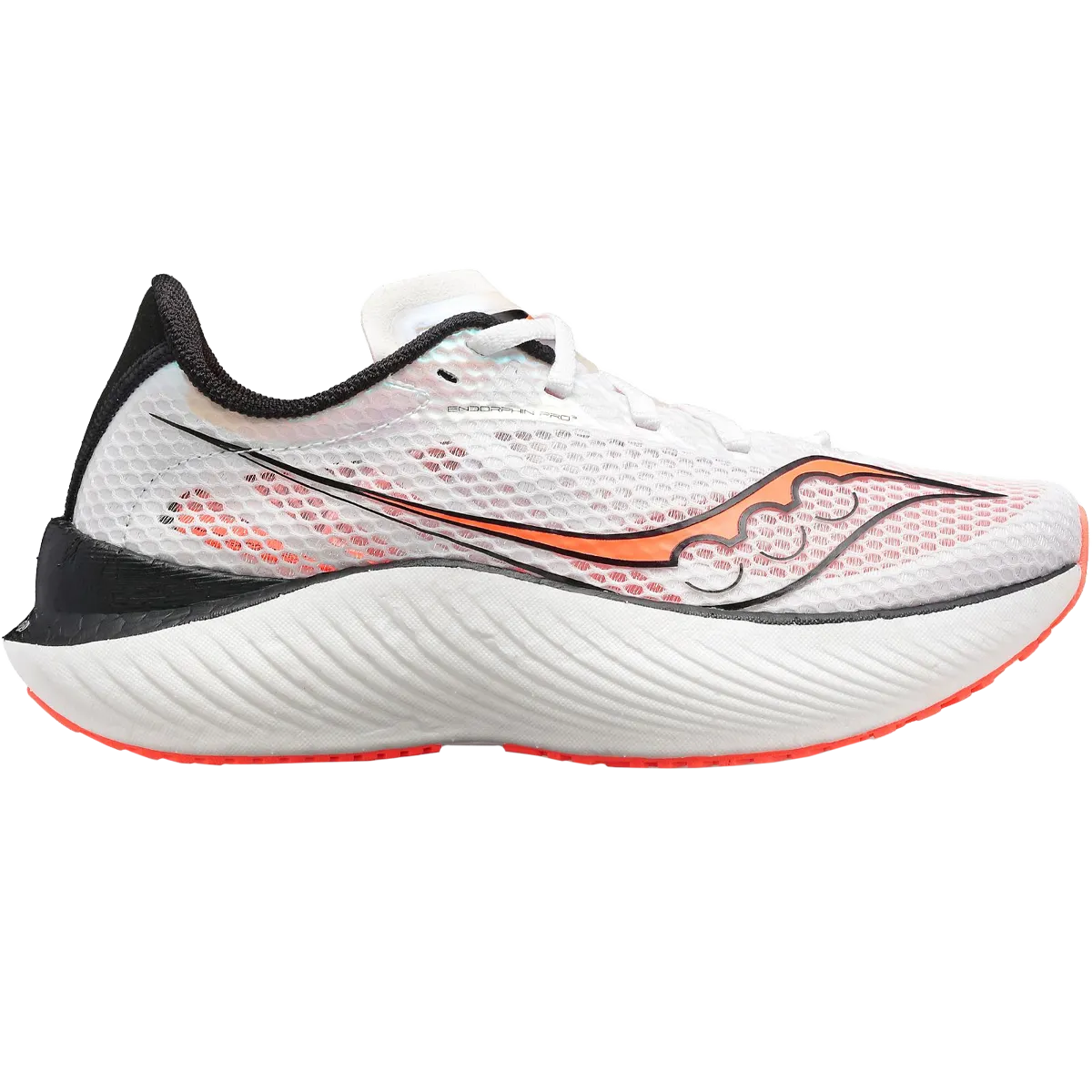 Men's Endorphin Pro 3 running in forest running on uneven ground