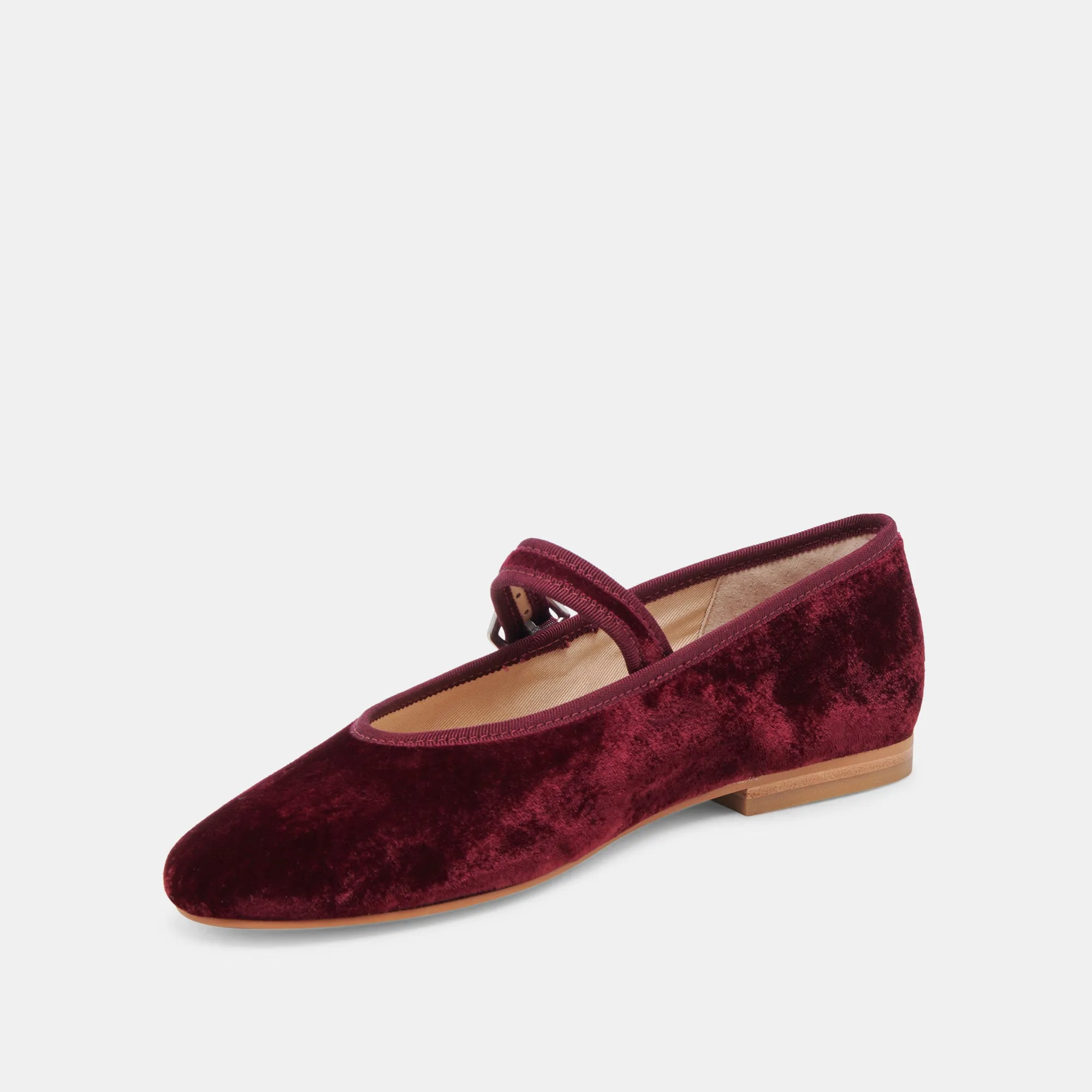 ROSLYN BALLET FLATS WINE VELVET Urban Soft