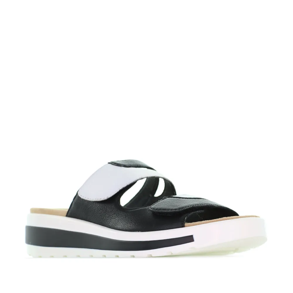 Active Lifestyle Weekend Comfort ZIERA GENRA BLACK WHITE