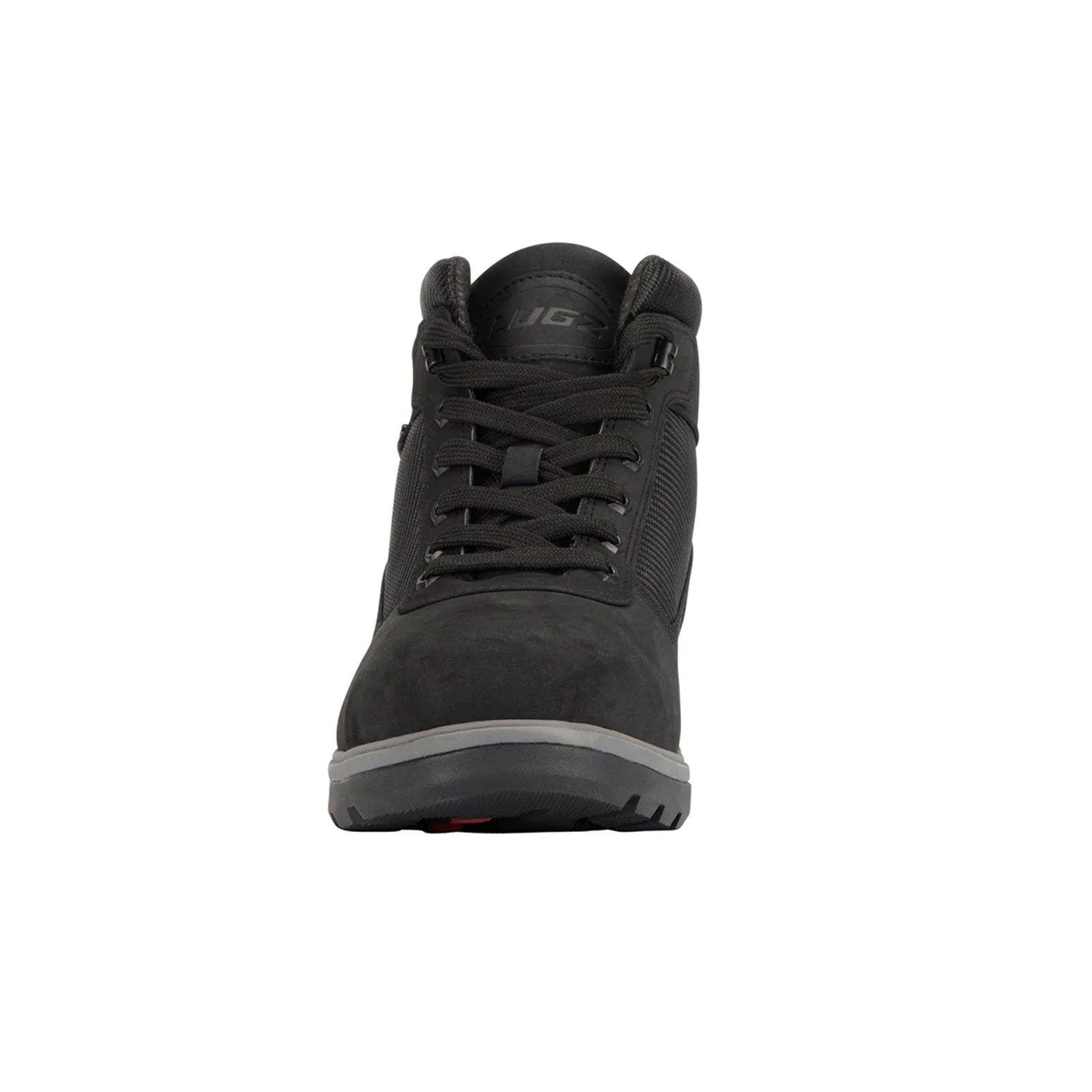 Frost resistant Secure Hold Lugz Zeolite Mid MZEOLITD-069 Mens Black Nubuck Lace Up Chukkas Boots
