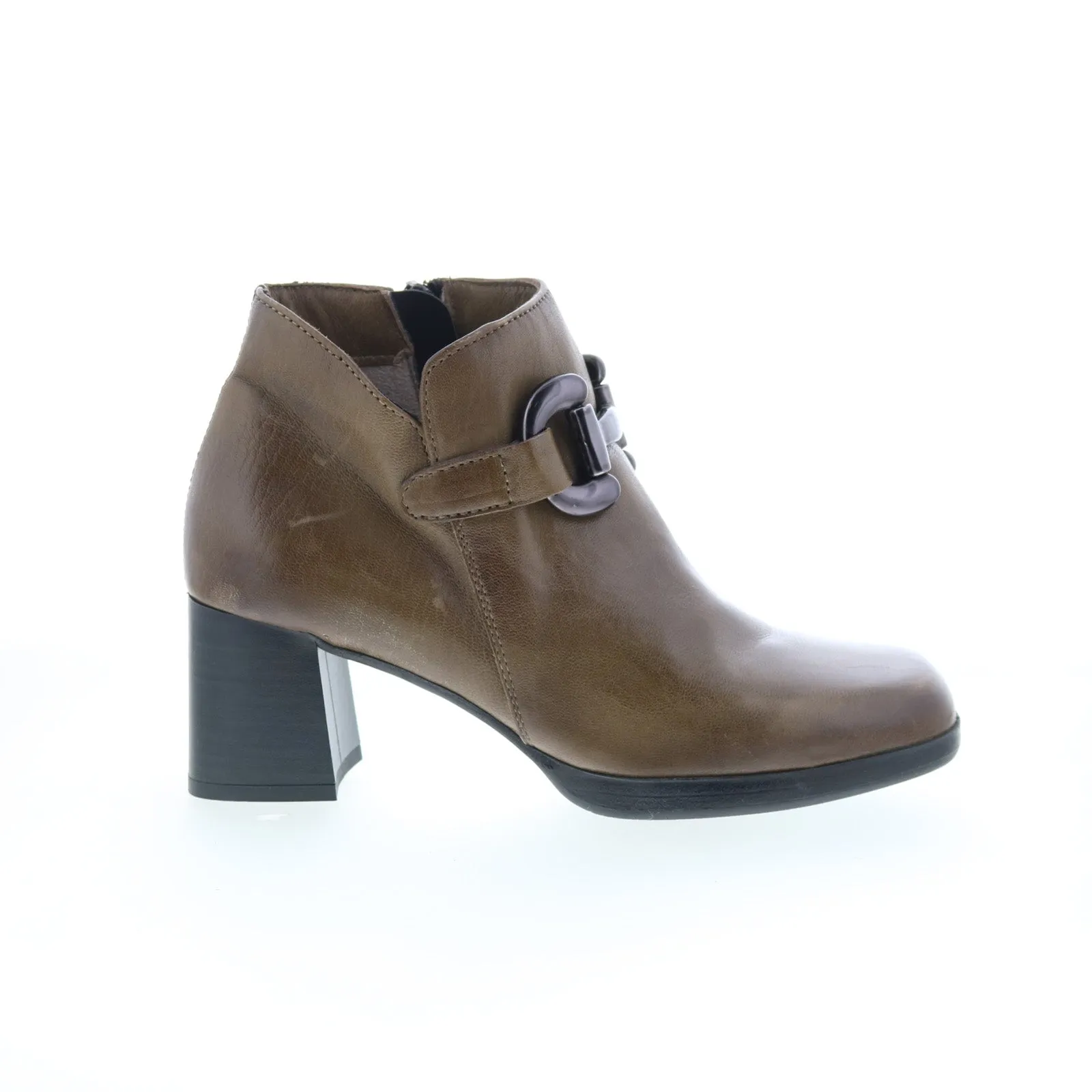 High Utility Miz Mooz Vino T62206-102-6288 Womens Green Leather Casual Dress Boots