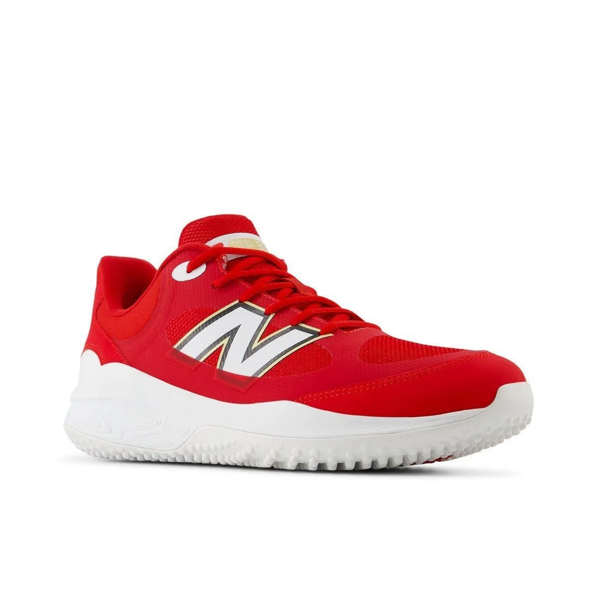 New Balance Men's Fresh Foam 3000 v7 Turf Baseball Shoes - Red - T3000TR7 Fabric Upper