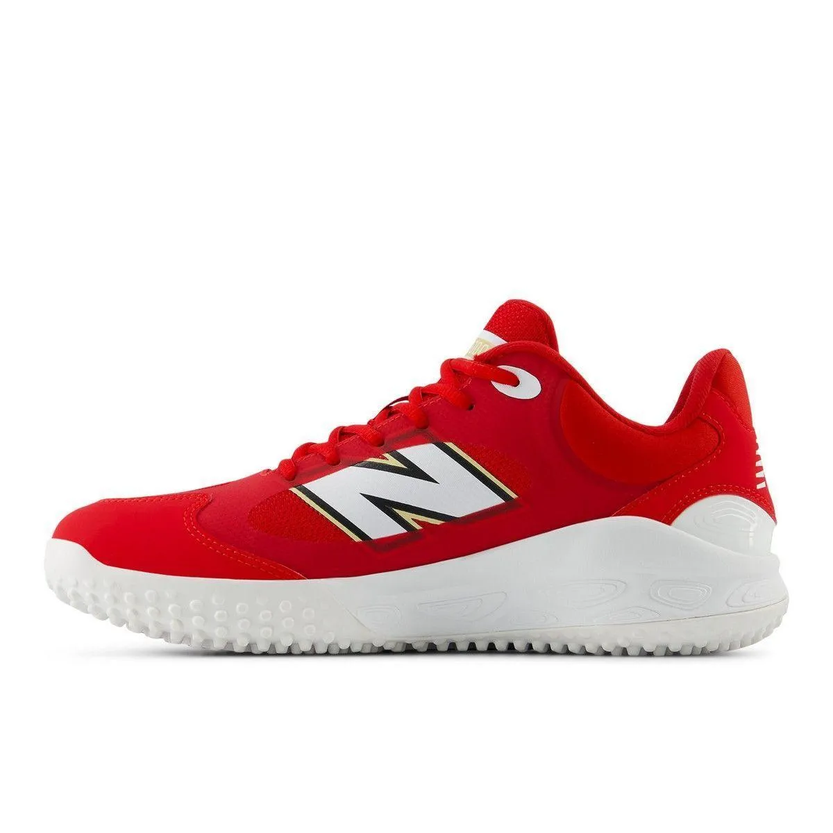 New Balance Men's Fresh Foam 3000 v7 Turf Baseball Shoes - Red - T3000TR7 warm weather