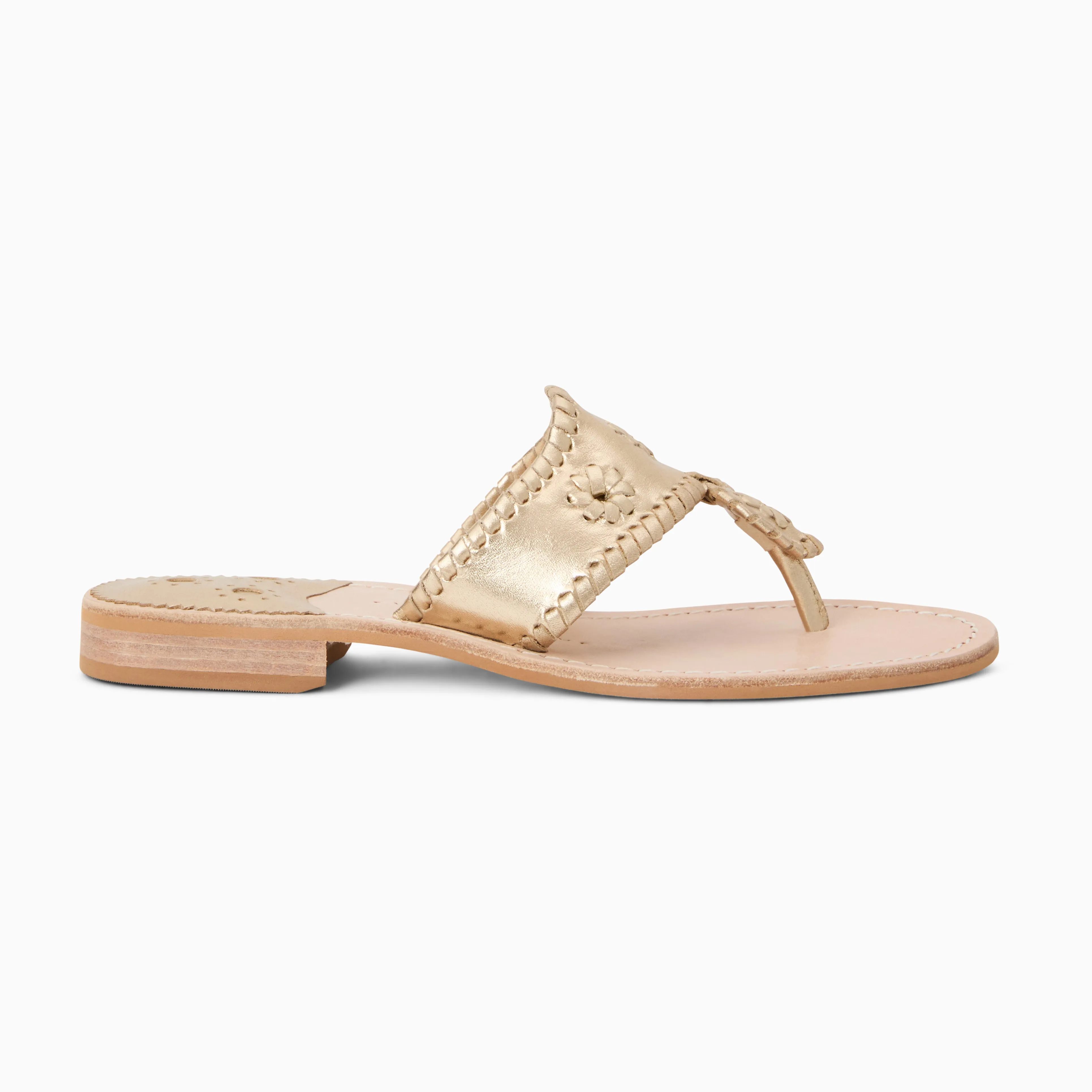 Energy Walk Elastic laces Jacks Leather Flat Sandal