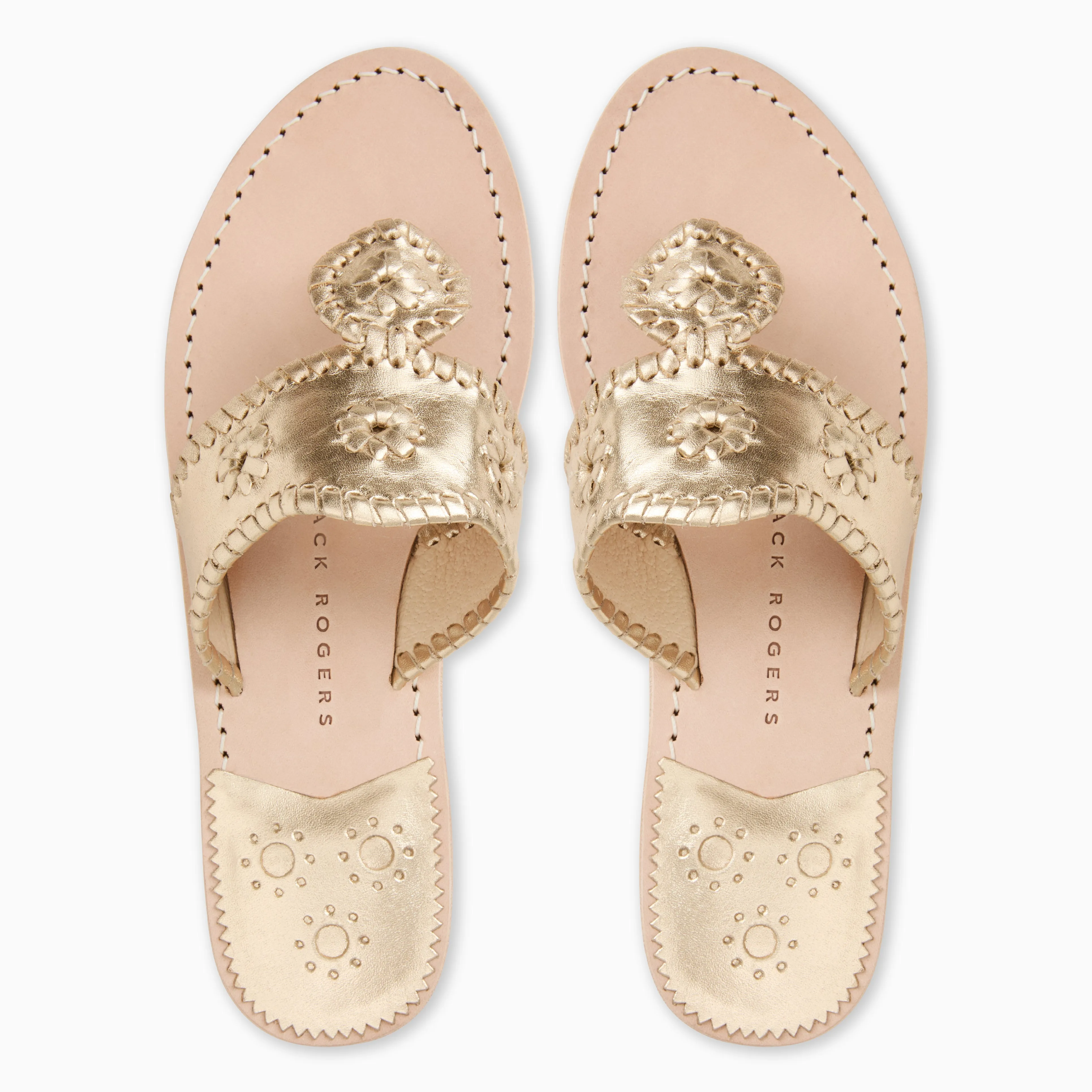 Jacks Leather Flat Sandal Teen Fun