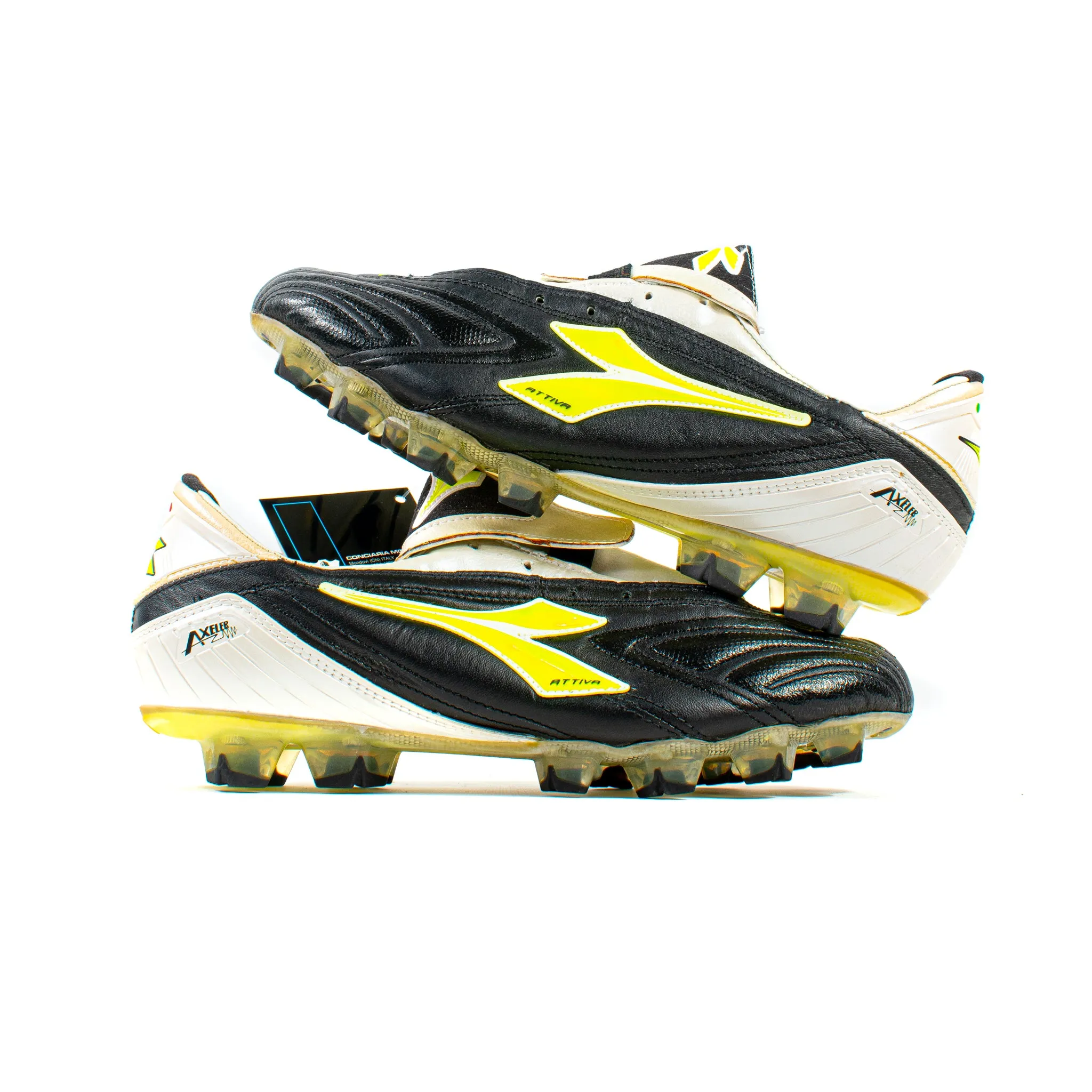 Luxury city dwellers' casual shoes Diadora Attiva Plus RTX Black Volt FG
