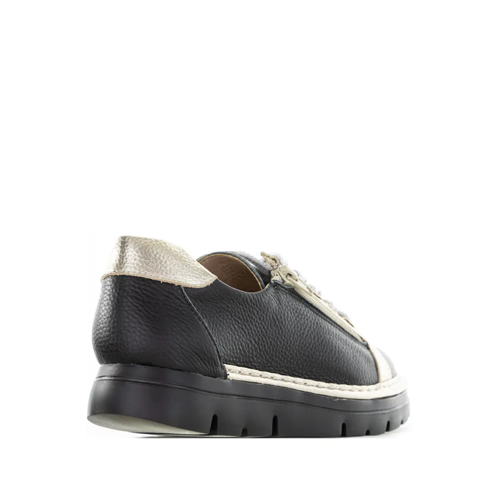 LE SANSA BEAGLE BLACK GOLD party wear Street Chic