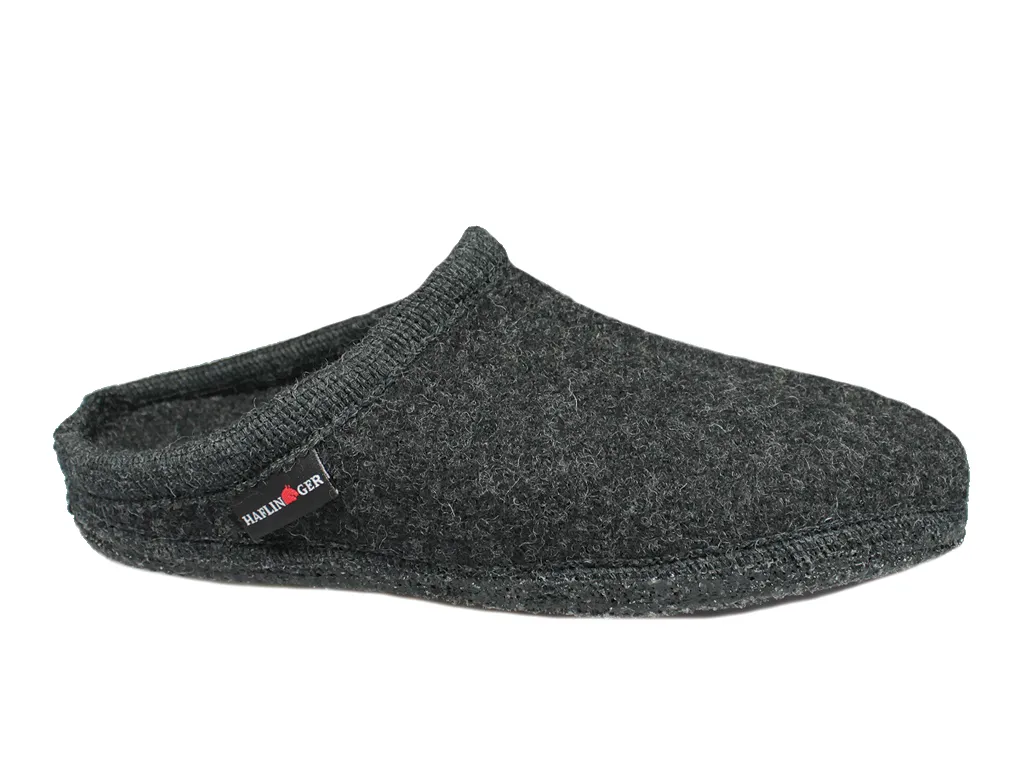 Comfort Ankle Support Haflinger Slippers Alaska Graphite