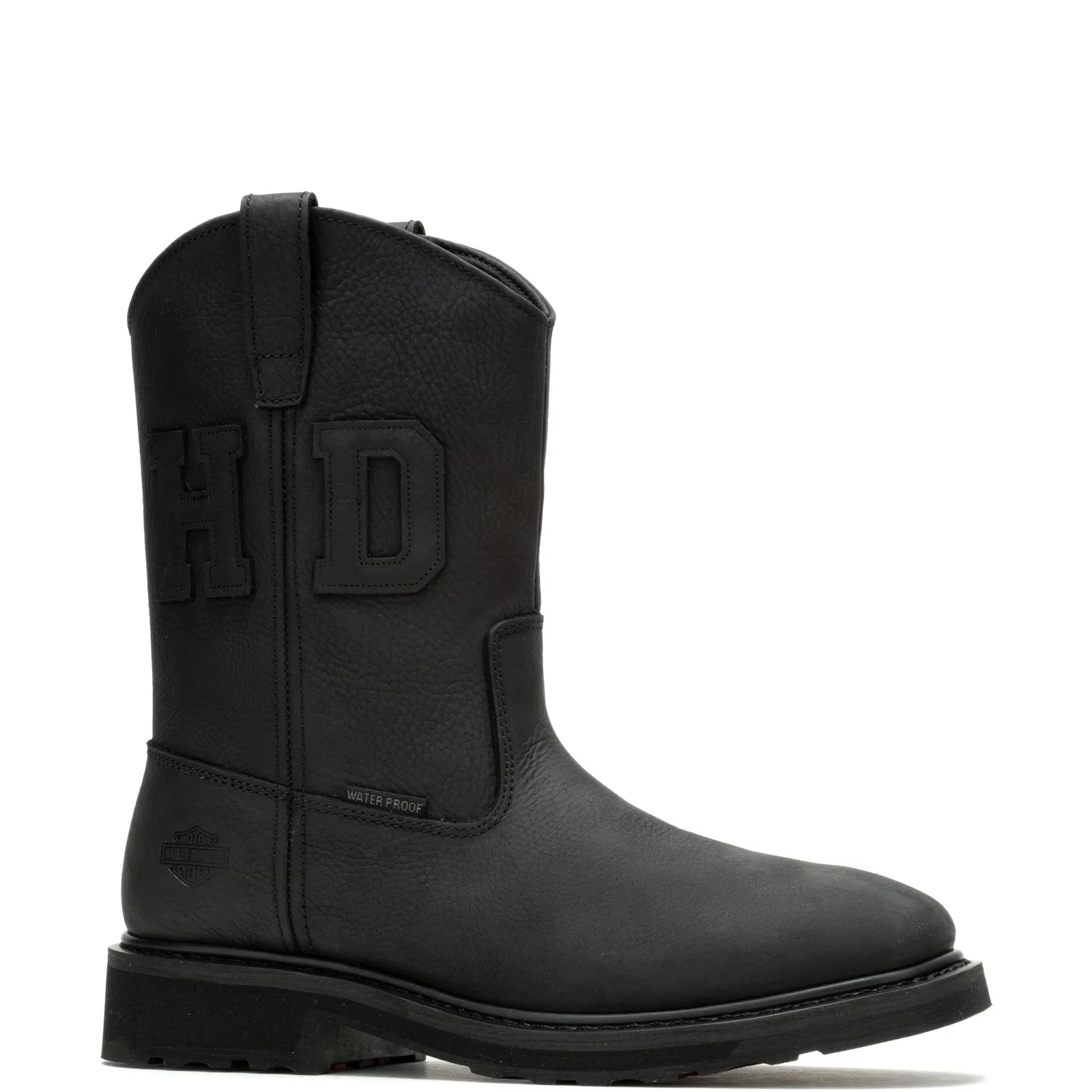 Harley-Davidson 120th Altman D96300 Mens Black Leather Motorcycle Boots Craft Collector Neutral Tone