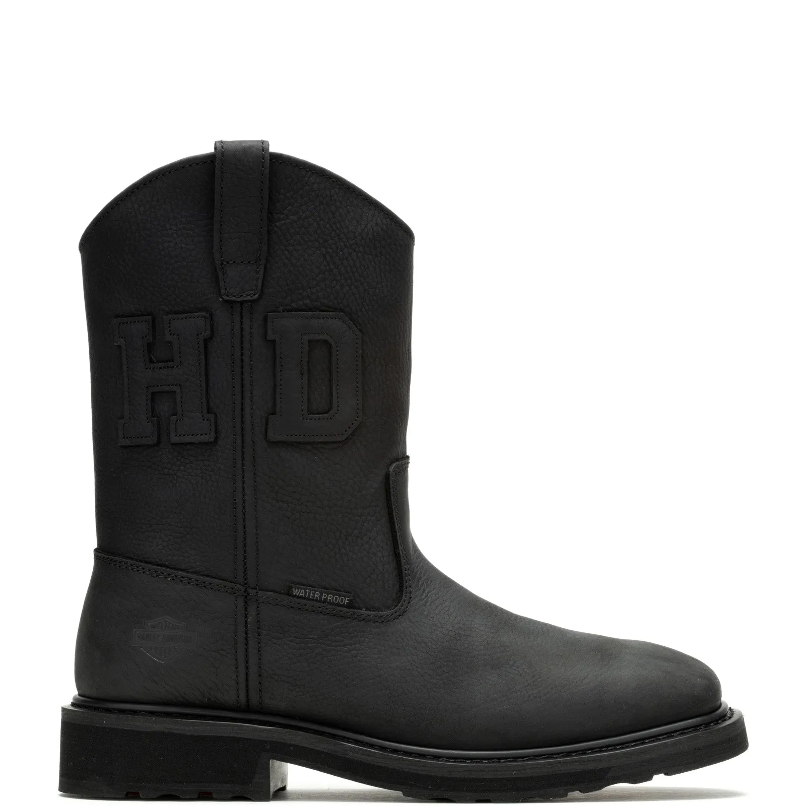 High-Performance Footwear Soft Cushioning Harley-Davidson 120th Altman D96300 Mens Black Leather Motorcycle Boots