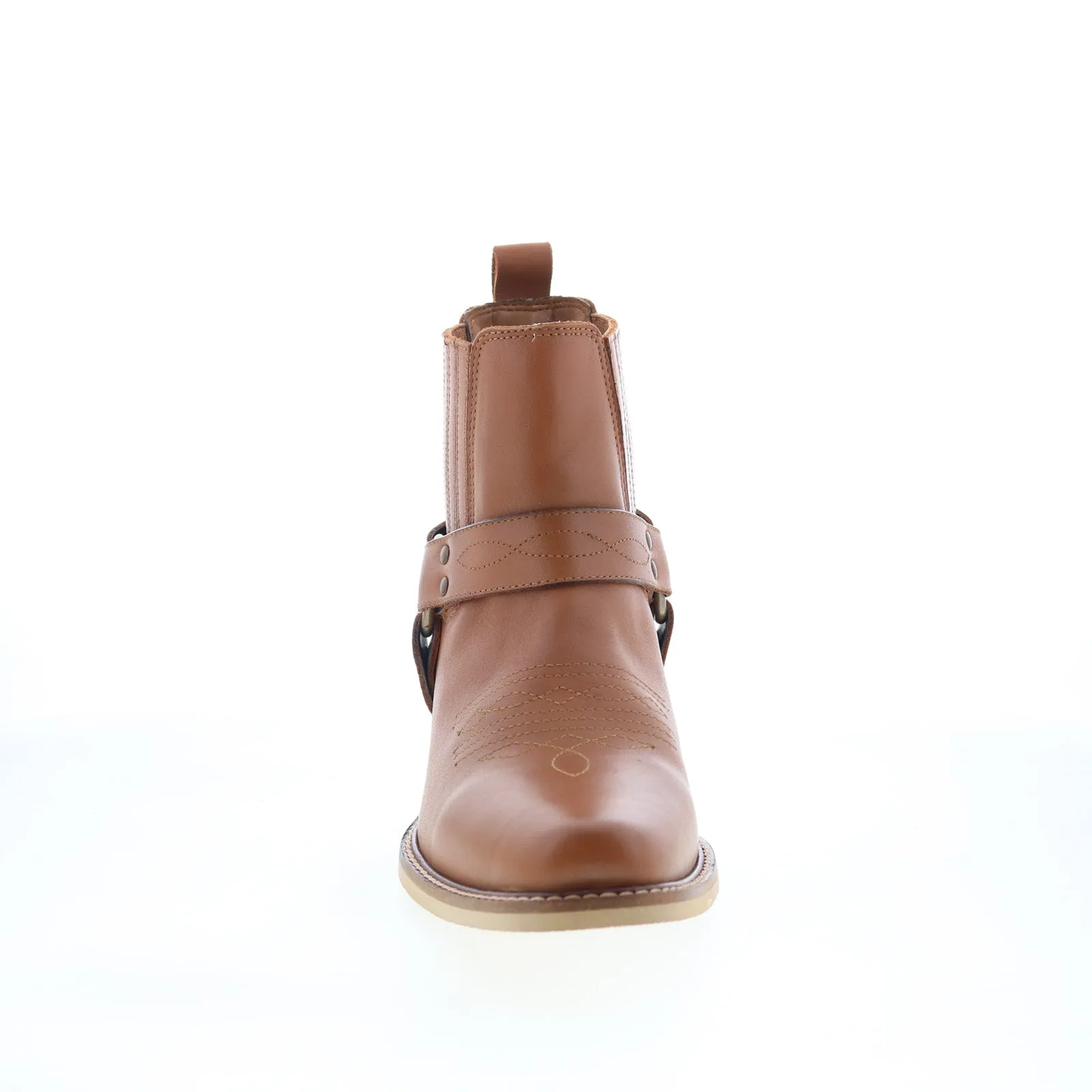 Dingo Black Bart Square Toe Boot DI-282 Mens Brown Leather Western Boots Non Marking