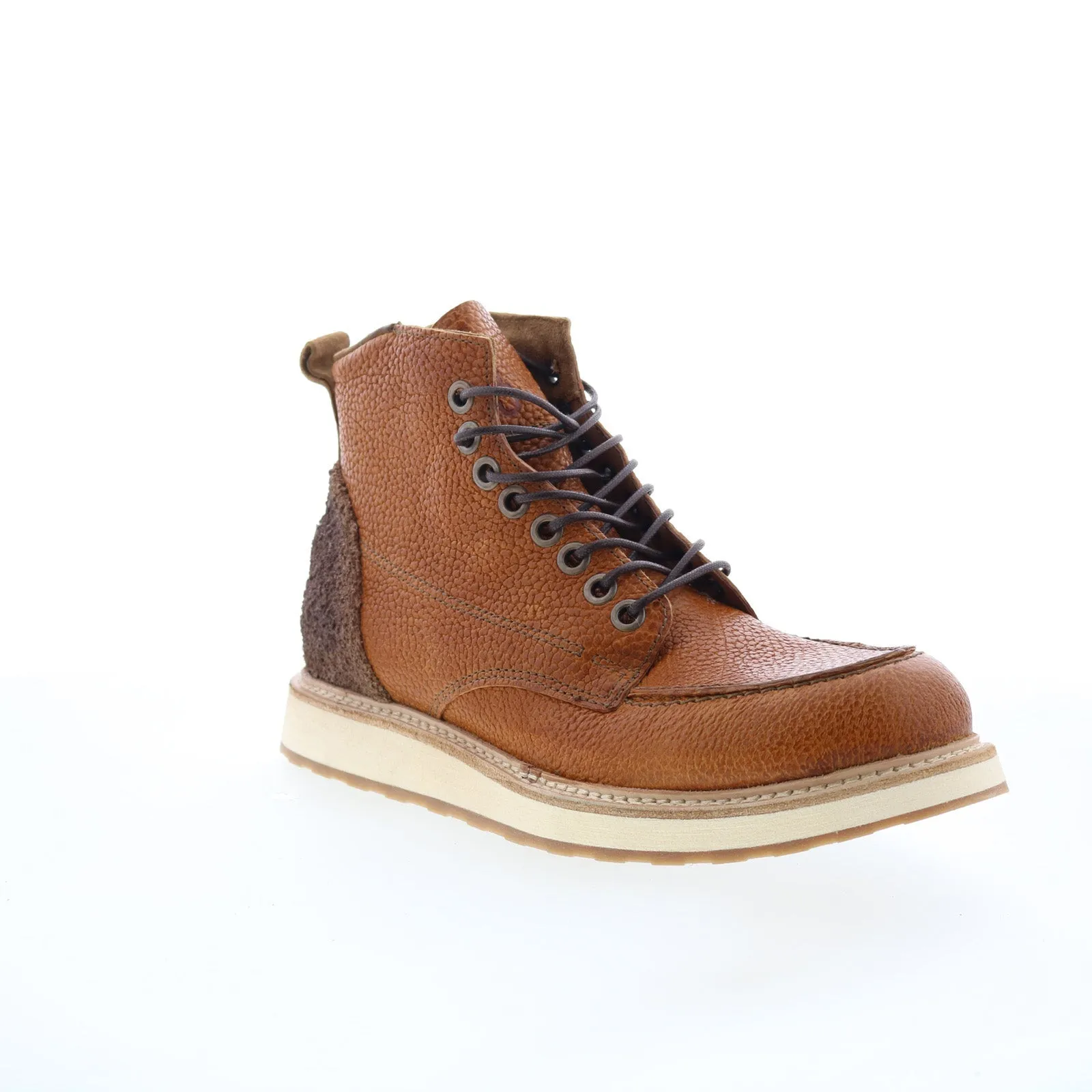 Dual Lined Protective Sole A.S. 98 Christian Mens Brown Leather Lace Up Casual Dress Boots