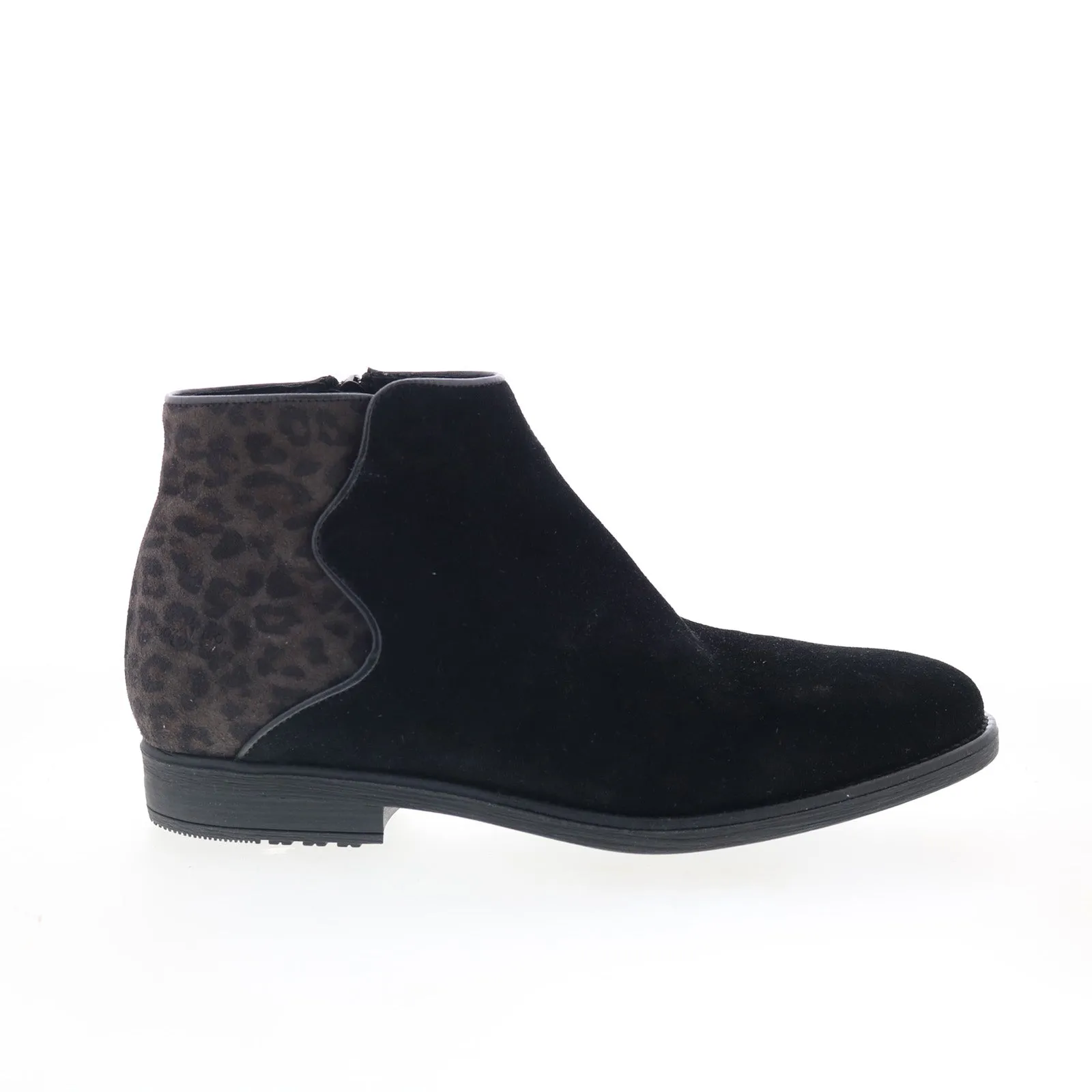 Bos. & Co. Rural 29419 Womens Black Suede Zipper Casual Dress Boots Handmade Craft