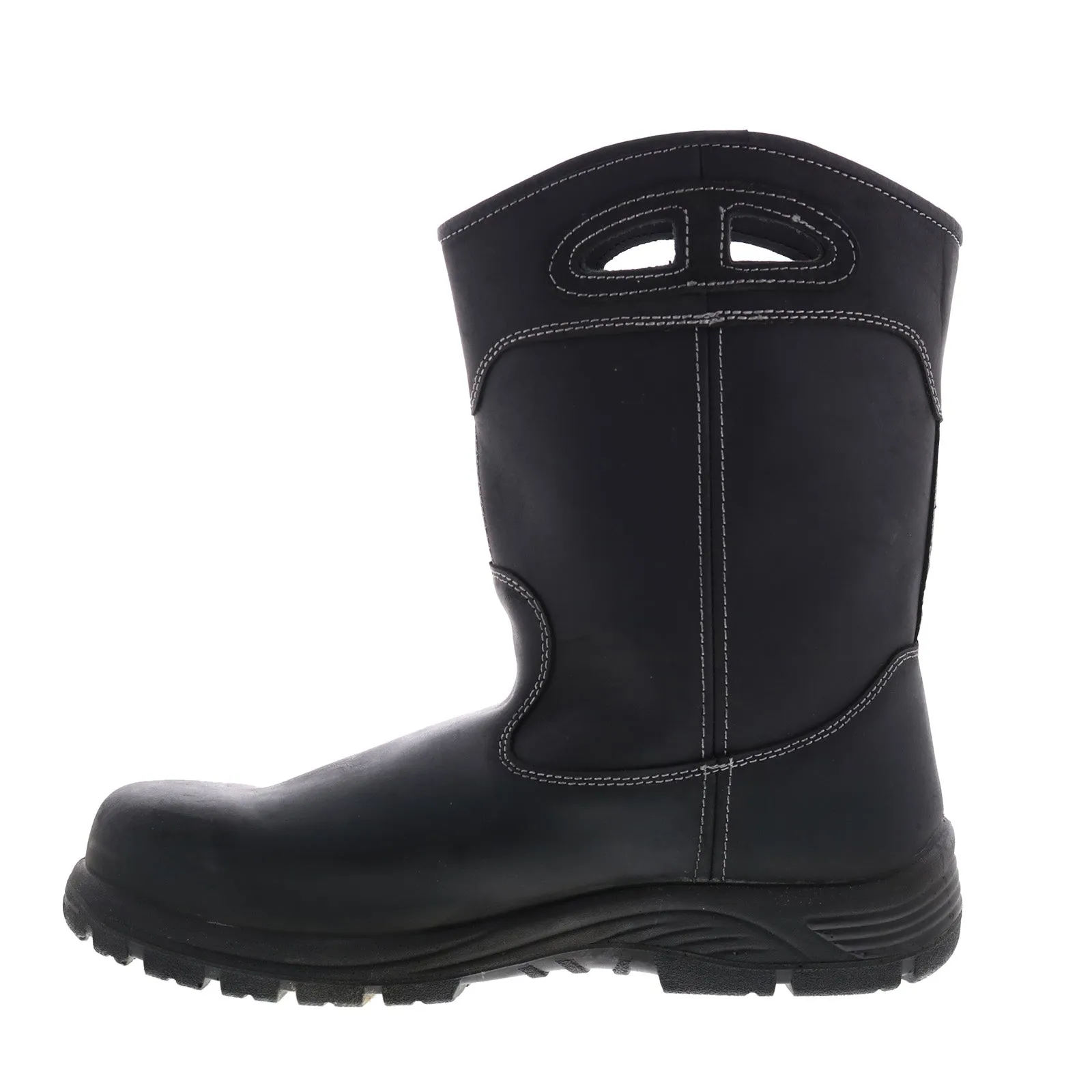 Rough texture Avenger Wellington Composite Toe Electrical Hazard WP Mens Black Work Boots